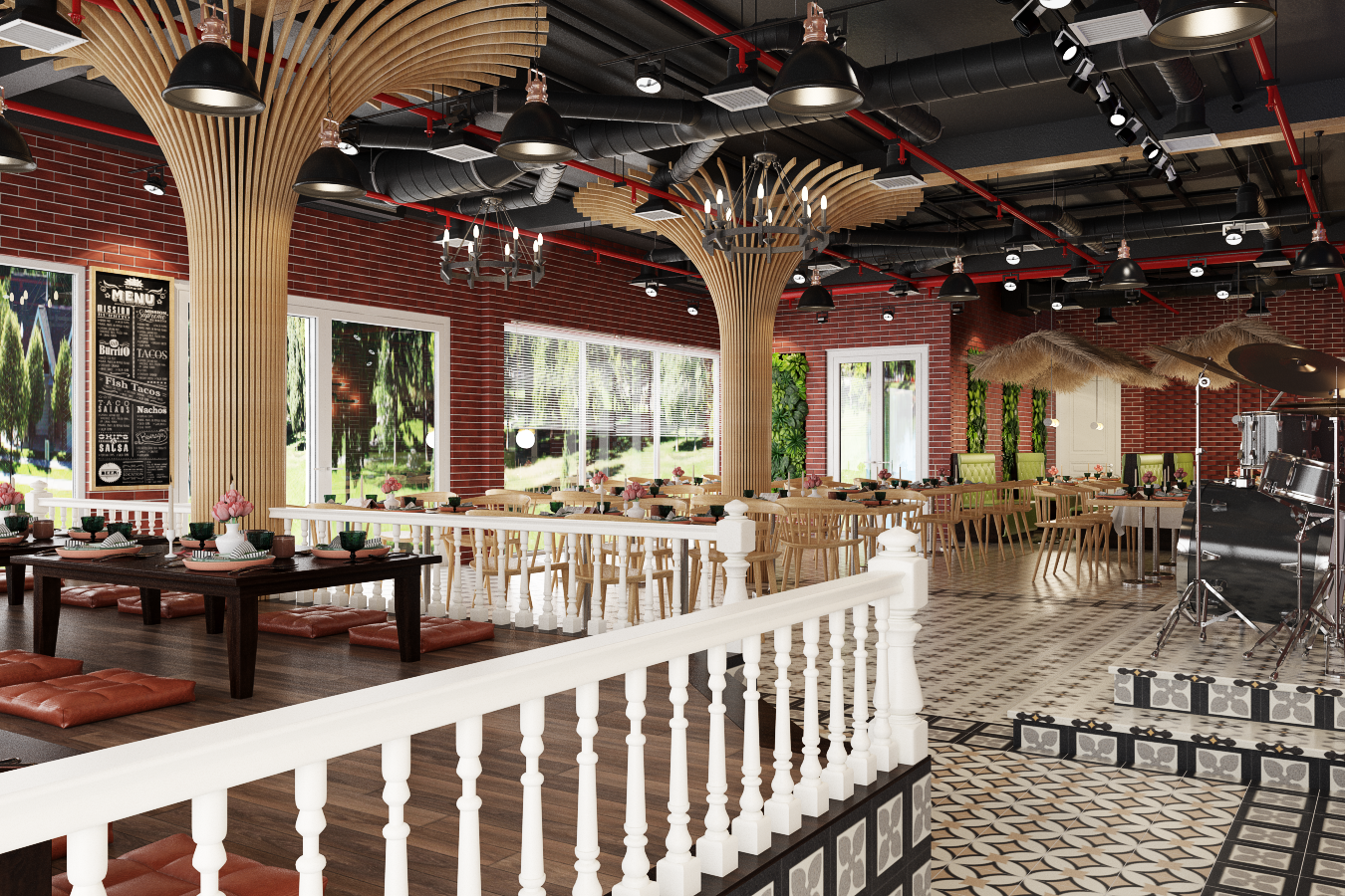 thiết kế nội thất Nhà Hàng tại Hà Nội Nhà hàng - Massage 3 1550809517