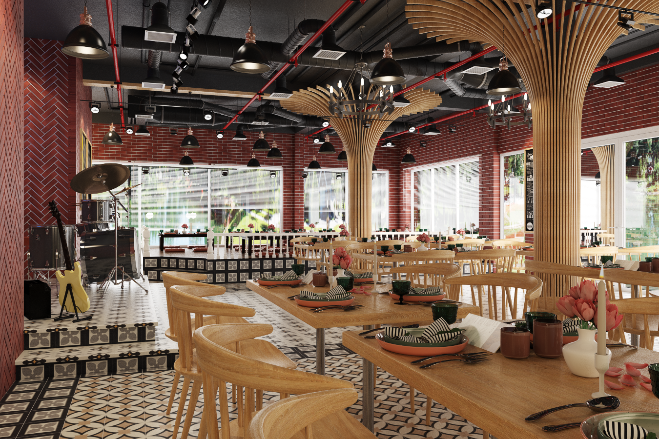 thiết kế nội thất Nhà Hàng tại Hà Nội Nhà hàng - Massage 4 1550809514
