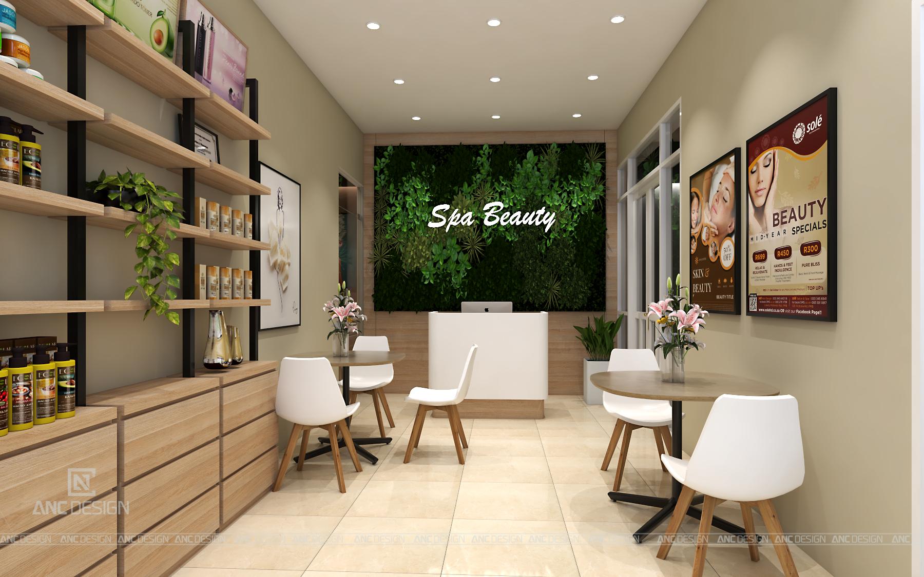 thiết kế nội thất Shop tại Quảng Ninh Mỹ phẩm OHUI 4 1551350031