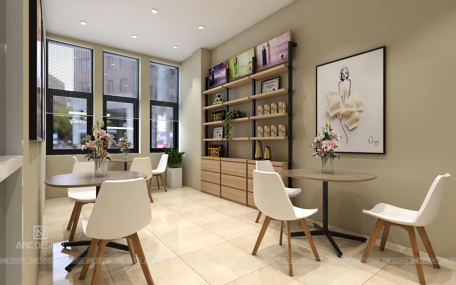 thiết kế nội thất Shop tại Quảng Ninh Mỹ phẩm OHUI 5 1551350031