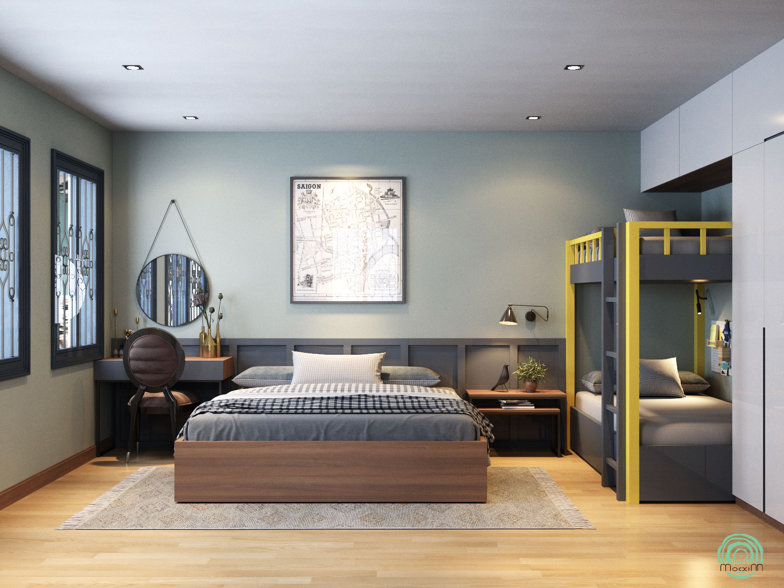 thiết kế Nội thất Nhà Cải tạo căn hộ Hàng Bông !75