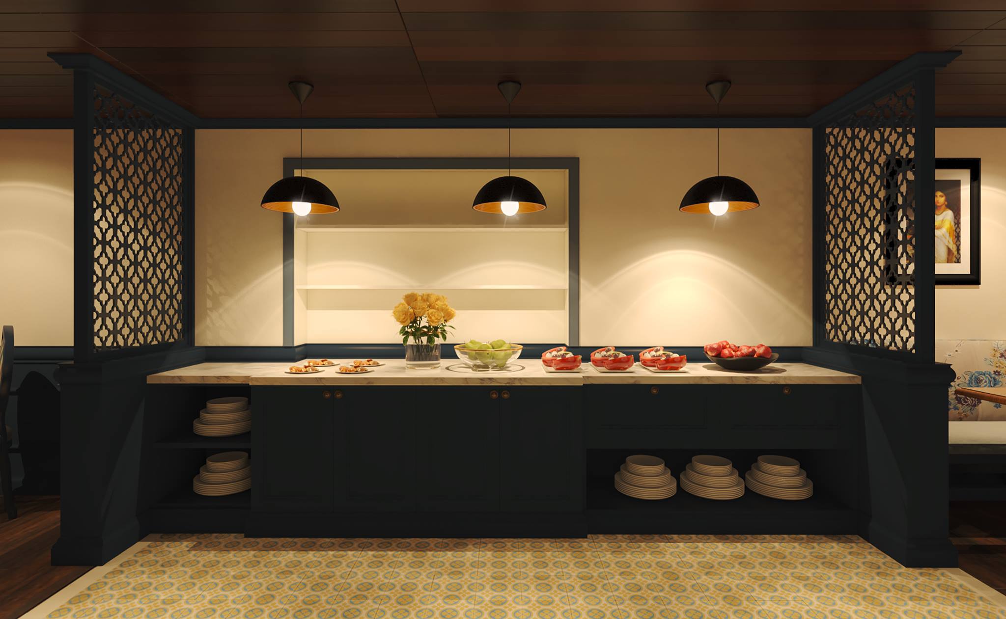 thiết kế Nội thất Nhà Hàng  Cải tạo nhà hàng ashoka19