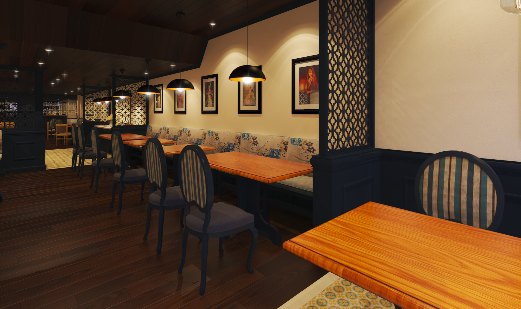 thiết kế Nội thất Nhà Hàng  Cải tạo nhà hàng ashoka69