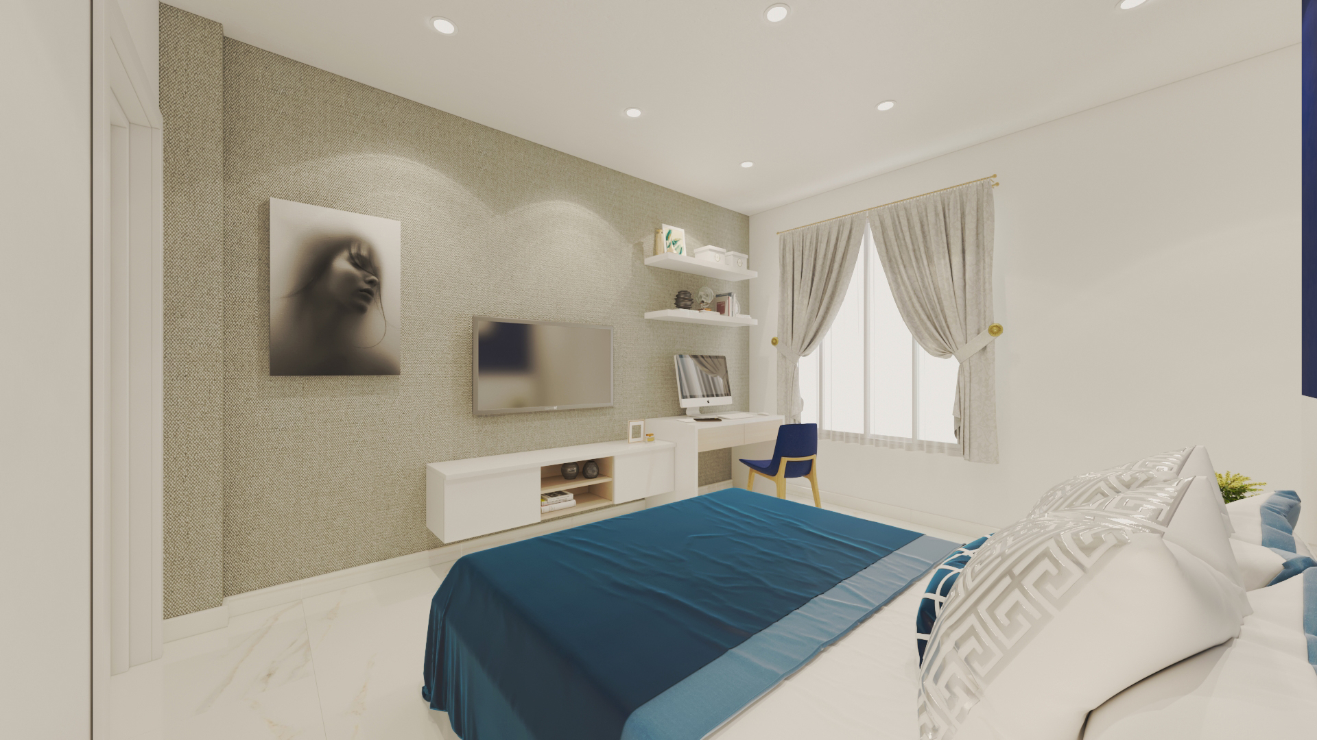 thiết kế nội thất Nhà Mặt Phố tại Bình Dương Nhà phố Binh Dương 18 1552466667