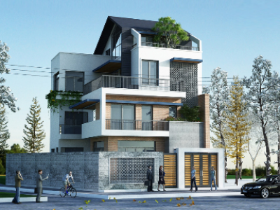 Thiết kế nội thất Biệt Thự tại Hồ Chí Minh Biệt thư Q2 - 01