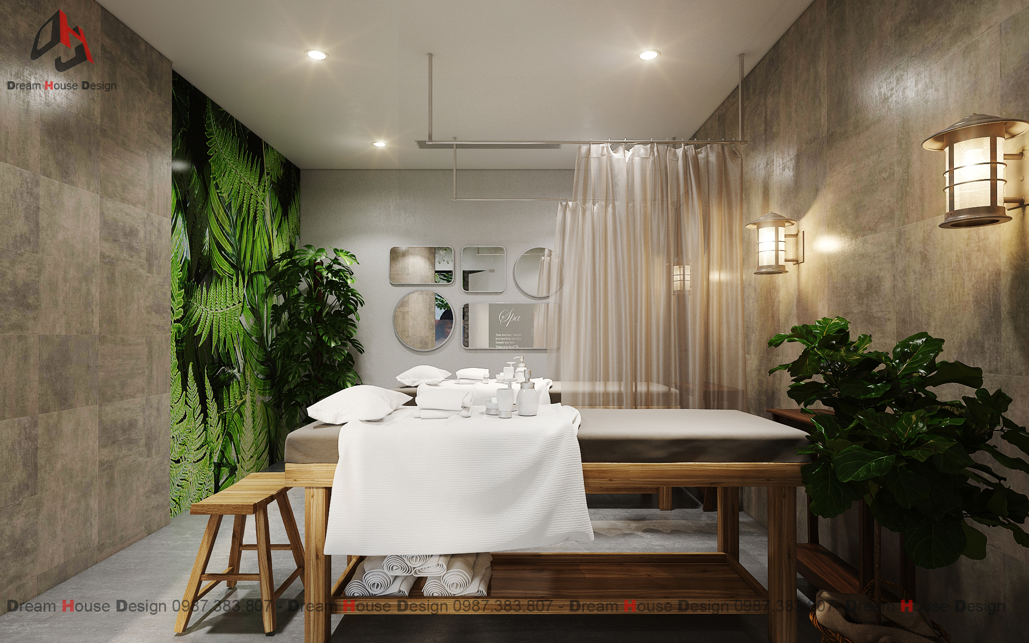 thiết kế nội thất Công Trình Công Cộng tại Hà Nội HAIR SALON HÀ MY 5 1553160969