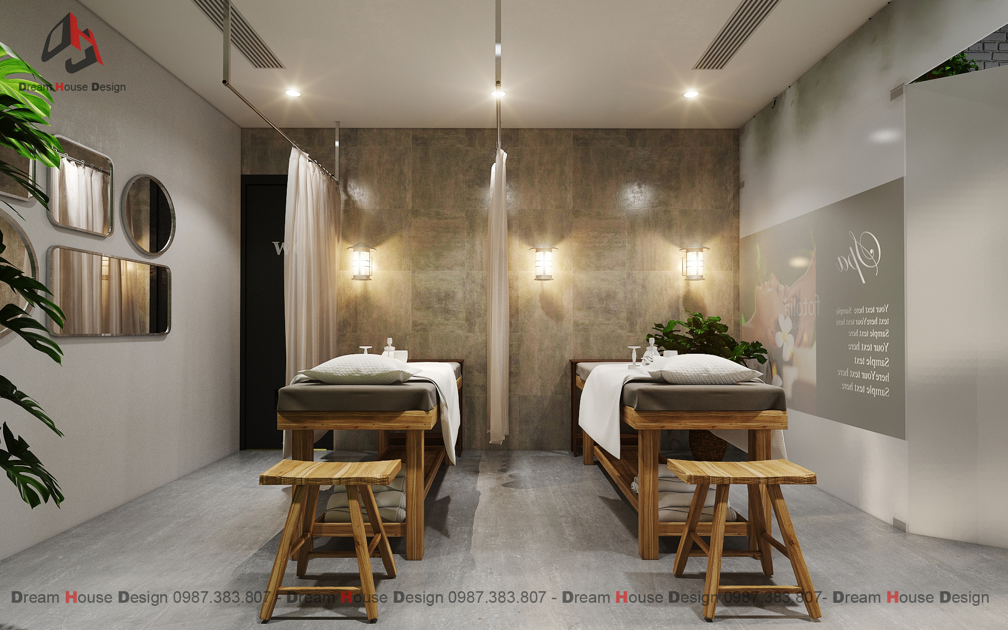 thiết kế nội thất Công Trình Công Cộng tại Hà Nội HAIR SALON HÀ MY 6 1553160968