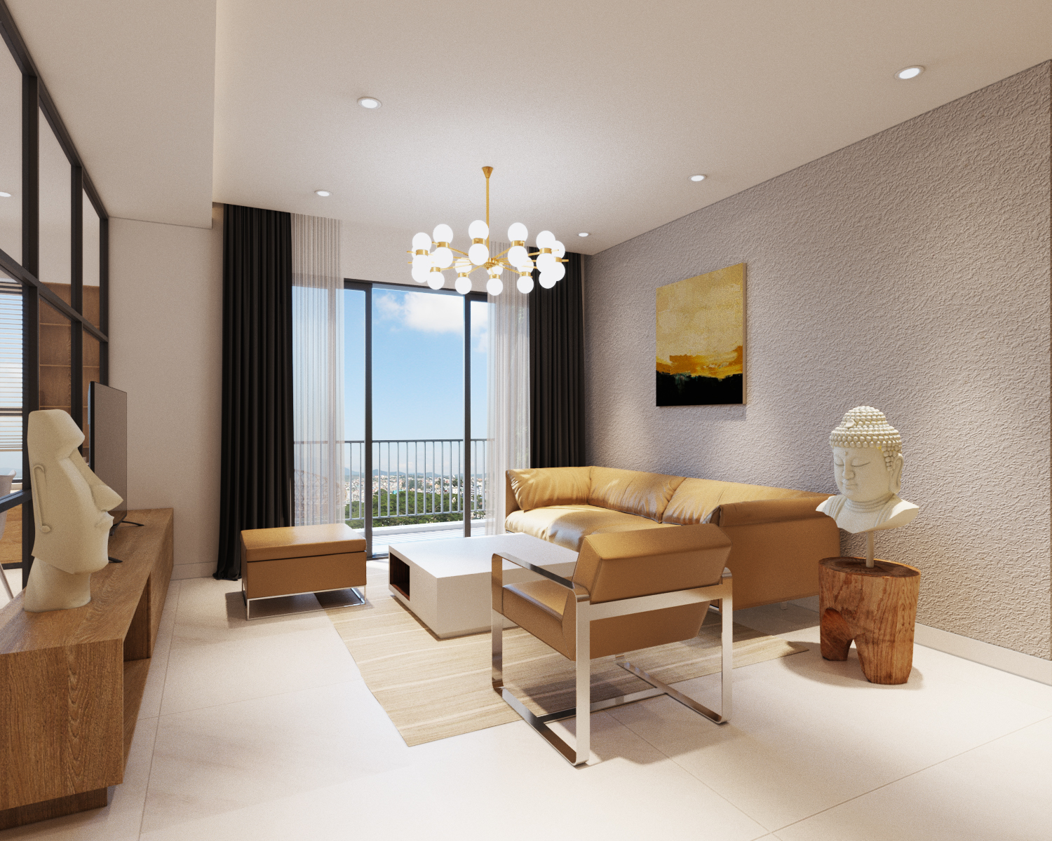 thiết kế nội thất chung cư tại Hồ Chí Minh Le jardin apartment interior 1 1554268768