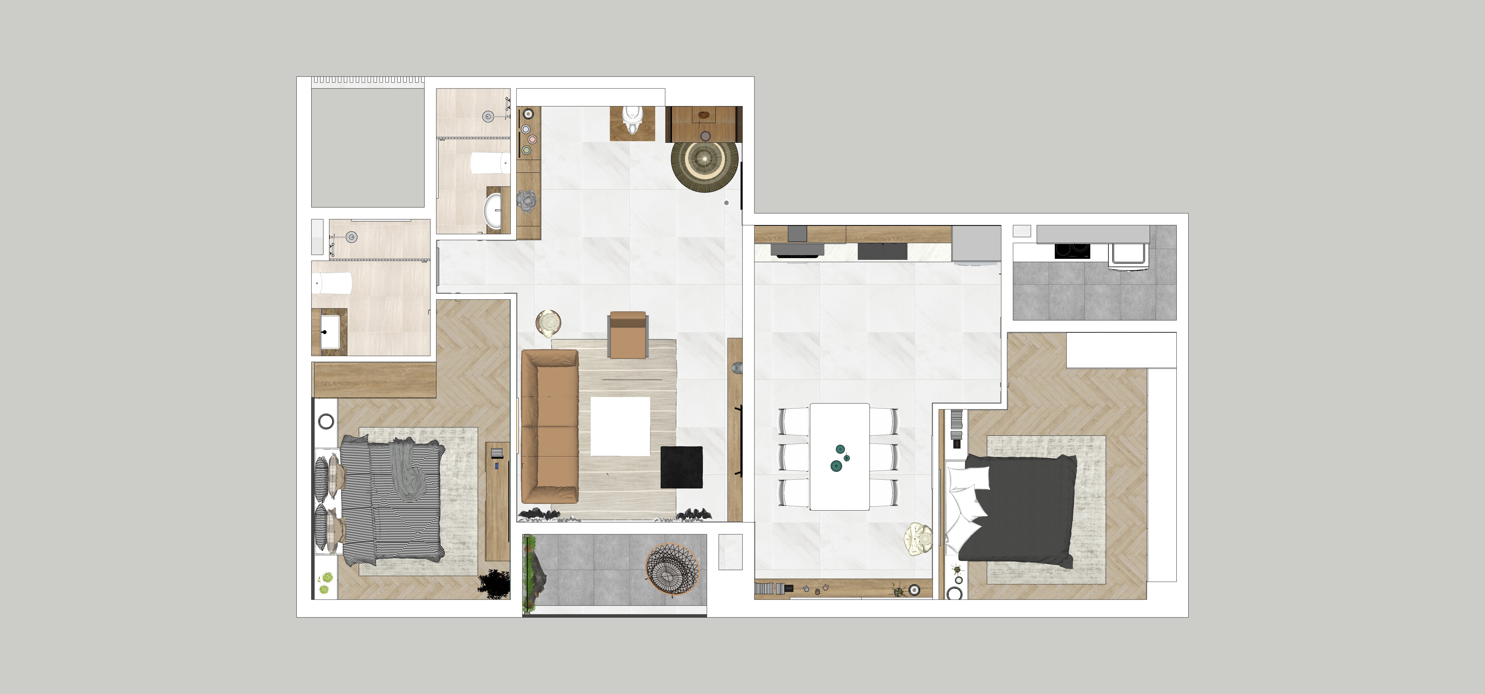 thiết kế nội thất chung cư tại Hồ Chí Minh Le jardin apartment interior 12 1554268775