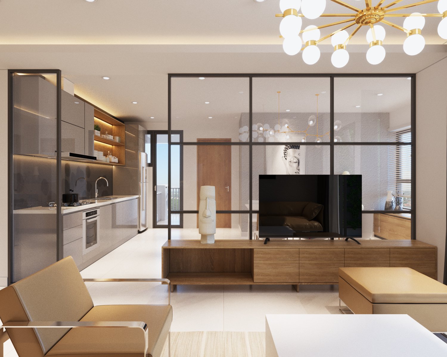 thiết kế nội thất chung cư tại Hồ Chí Minh Le jardin apartment interior 2 1554268768