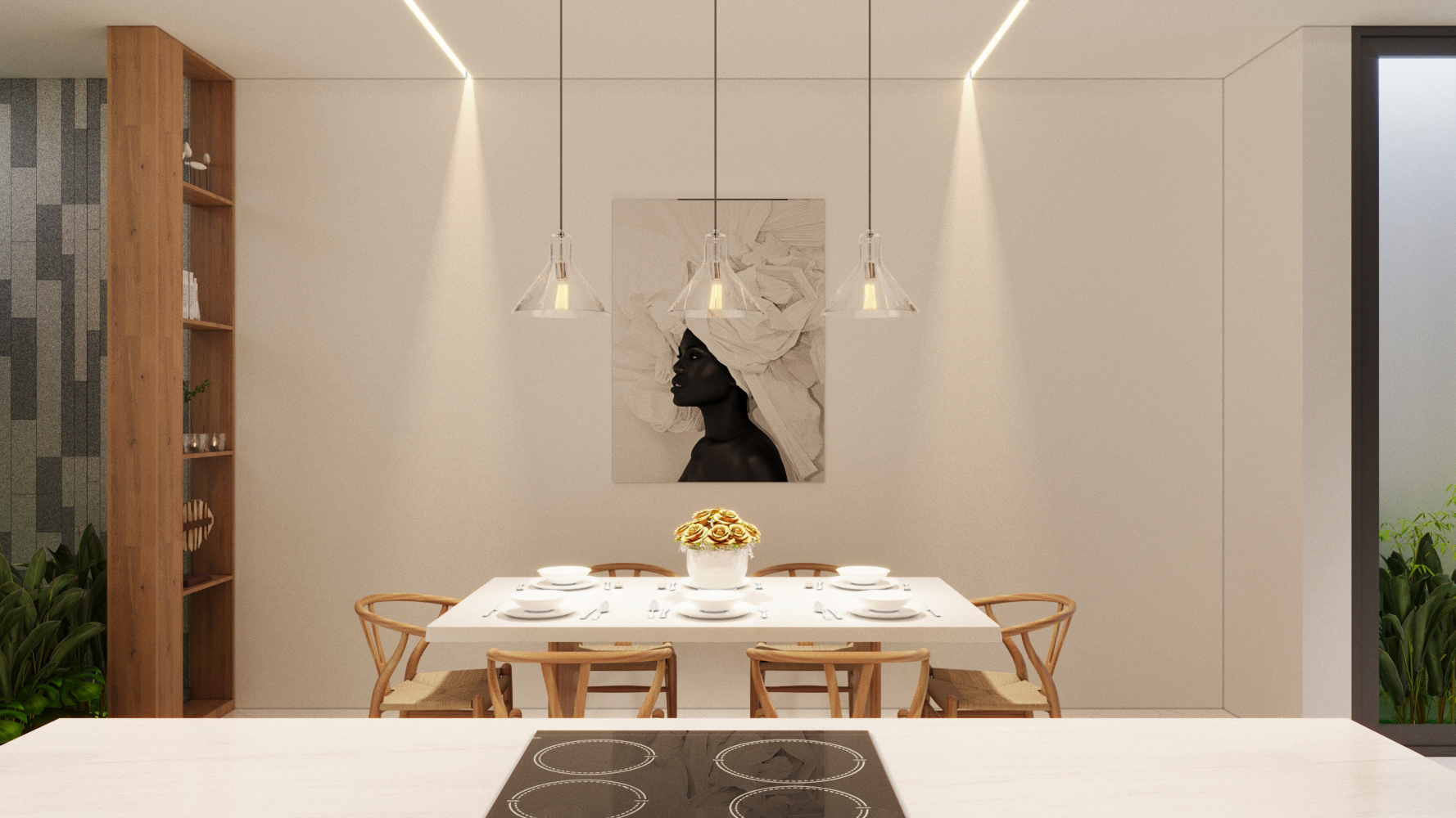 thiết kế nội thất Nhà Mặt Phố tại Hồ Chí Minh KHAM'house interior 1 1554269424