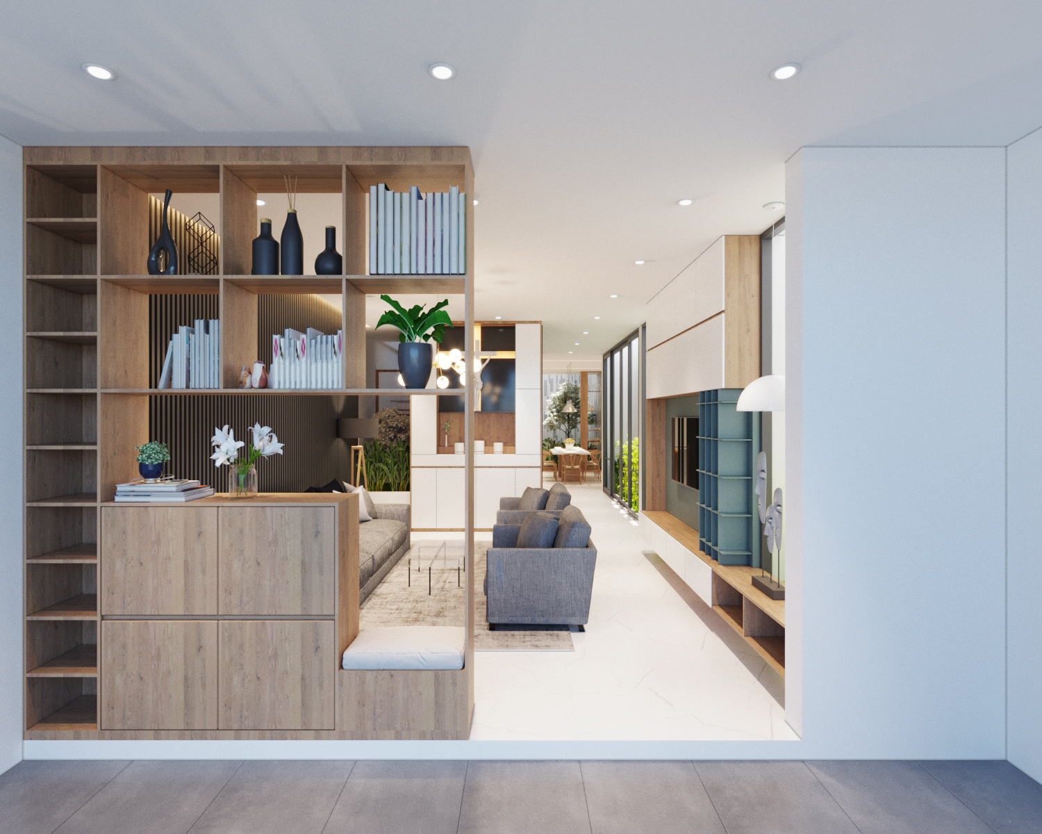 thiết kế nội thất Nhà Mặt Phố tại Hồ Chí Minh KHAM'house interior 5 1554269424