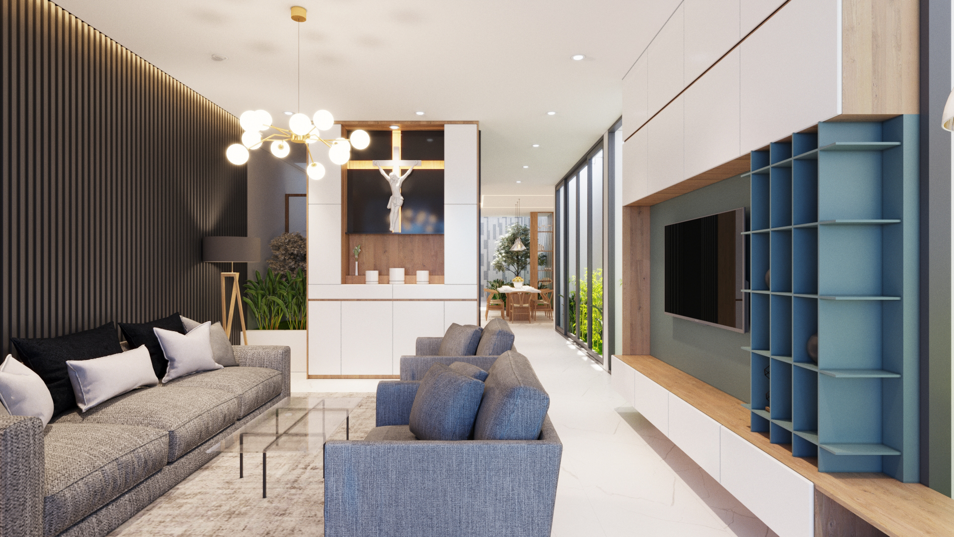 thiết kế nội thất Nhà Mặt Phố tại Hồ Chí Minh KHAM'house interior 6 1554269425