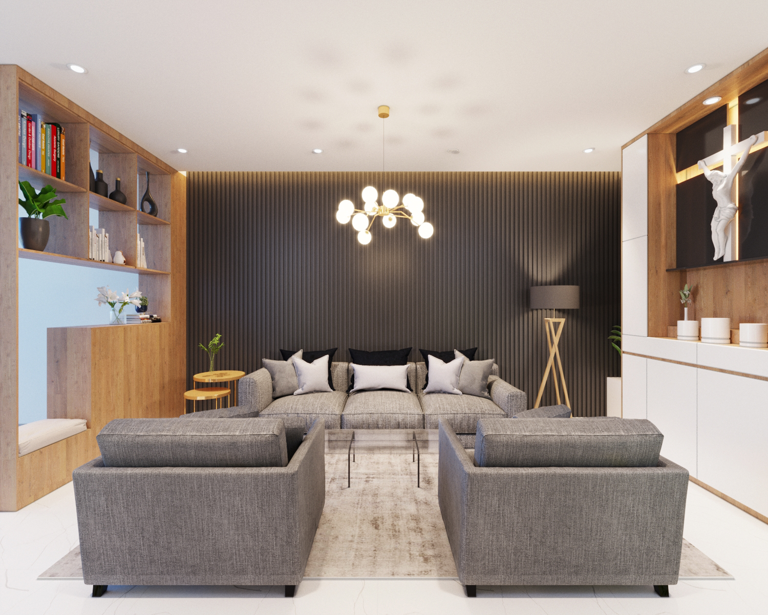 thiết kế nội thất Nhà Mặt Phố tại Hồ Chí Minh KHAM'house interior 7 1554269426