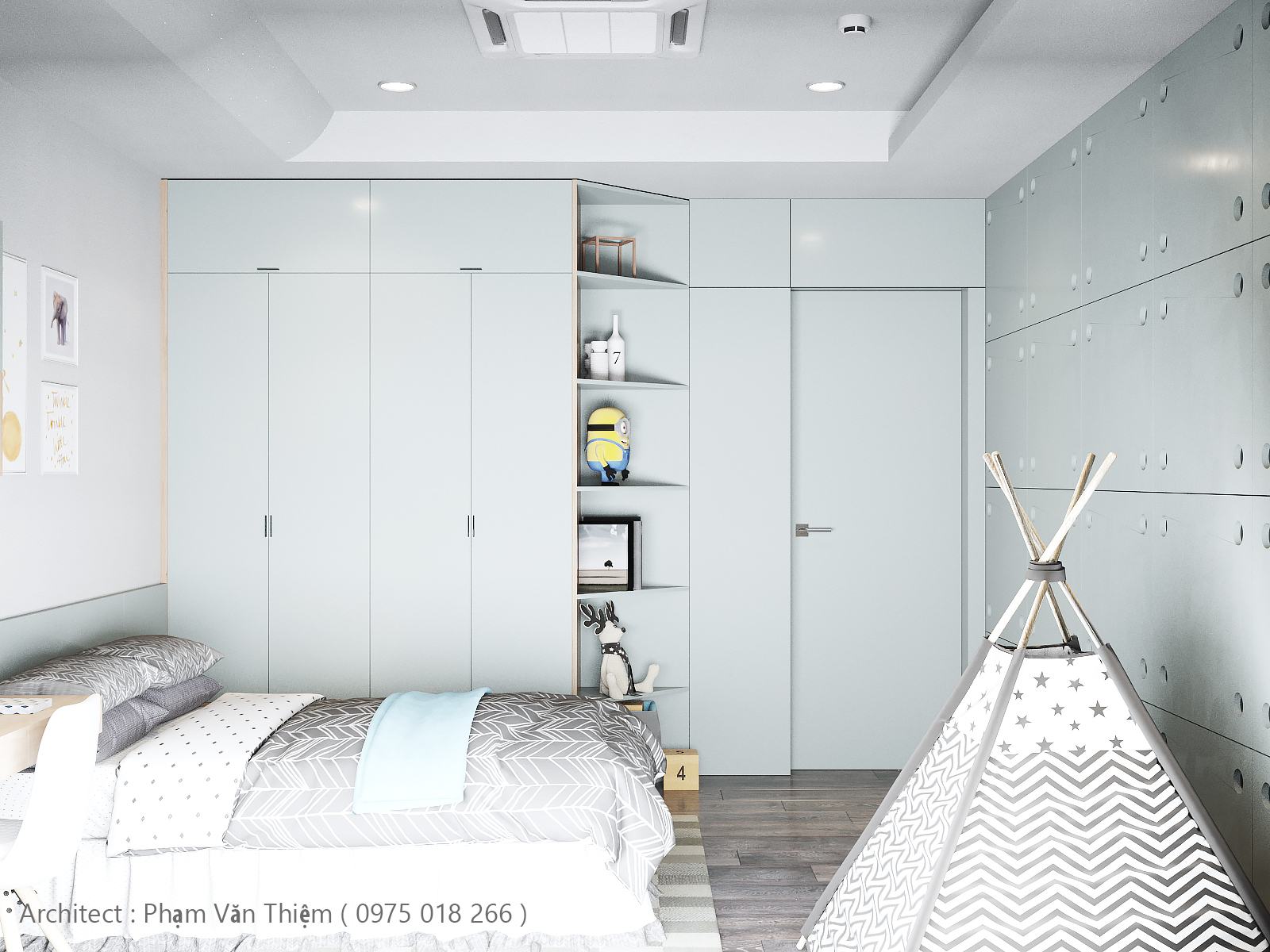 thiết kế nội thất chung cư tại Hà Nội PH_190407 10 1554610644