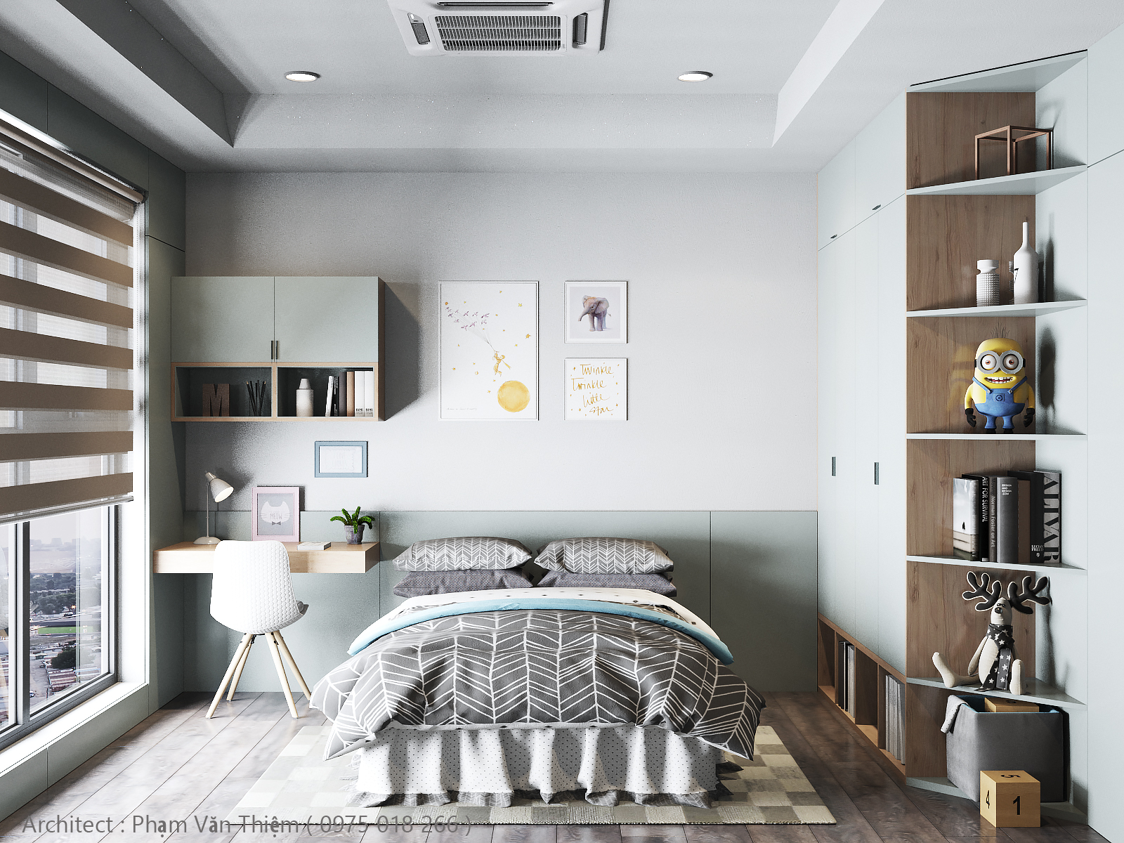 thiết kế nội thất chung cư tại Hà Nội PH_190407 9 1554610644