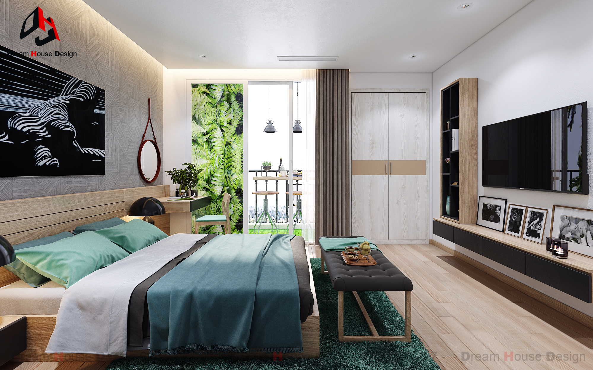 thiết kế nội thất chung cư tại Hà Nội GREEN APARTMENT 5 1554698156