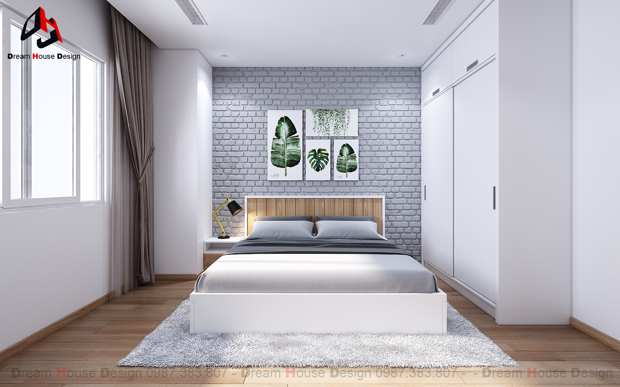 thiết kế nội thất chung cư tại Hà Nội GREEN APARTMENT 6 1554698157