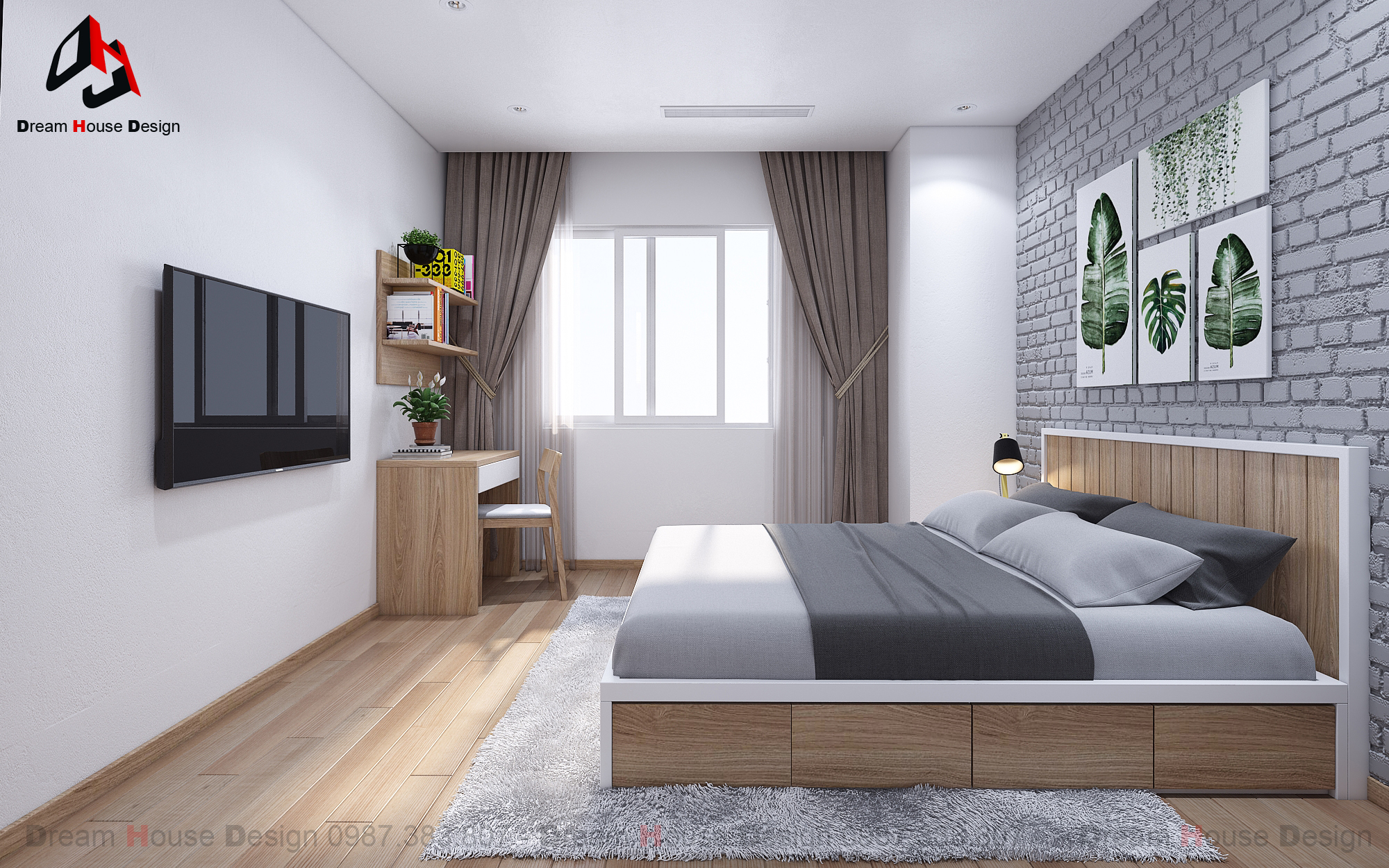 thiết kế nội thất chung cư tại Hà Nội GREEN APARTMENT 8 1554698158
