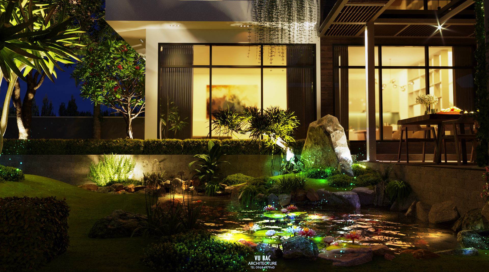 thiết kế Biệt Thự 2 tầng tại Đắk Lắk Villa Daklak _ 2019 8 1555236303