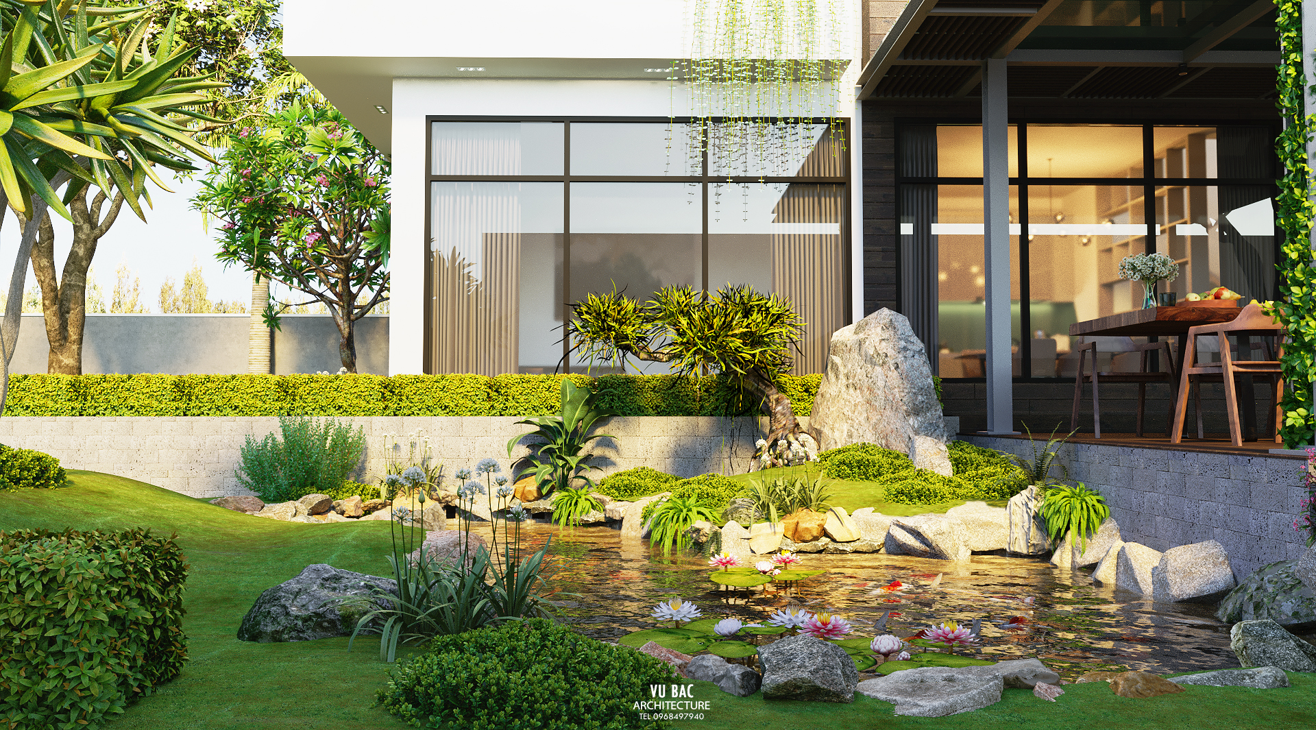 thiết kế Biệt Thự 2 tầng tại Đắk Lắk Villa Daklak _ 2019 9 1555236303