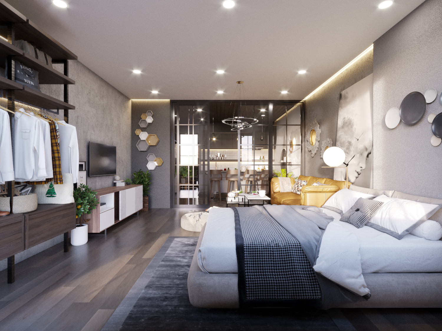 thiết kế nội thất chung cư tại Đà Nẵng Căn hộ 003 10 1555241910