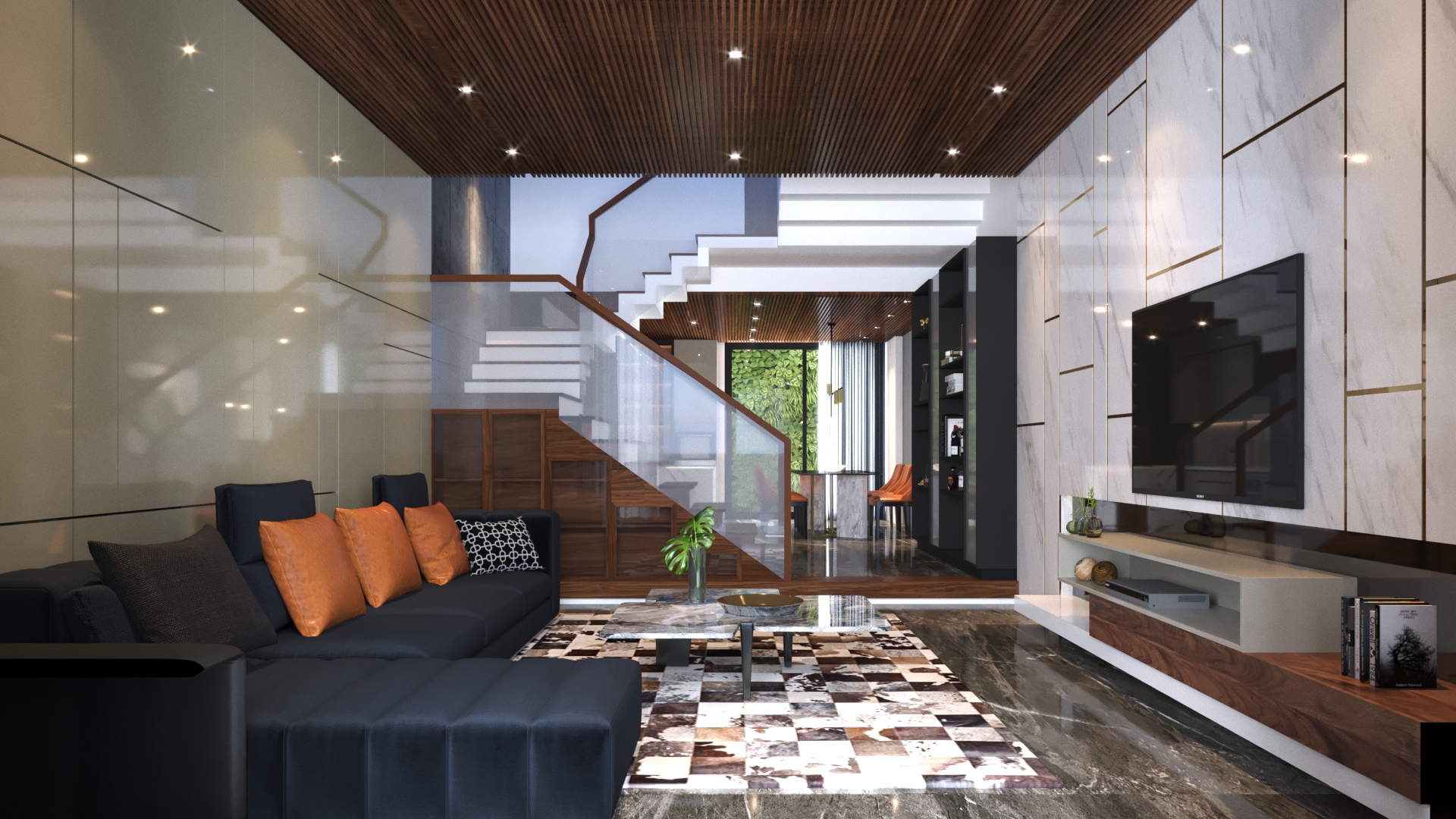 thiết kế Nhà Mặt Phố 3 tầng tại Đà Nẵng N house 1 1555265733