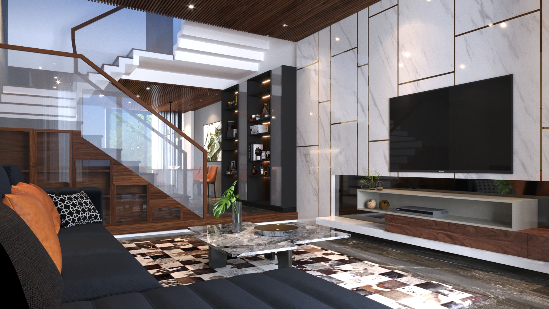 thiết kế Nhà Mặt Phố 3 tầng tại Đà Nẵng N house 3 1555265733