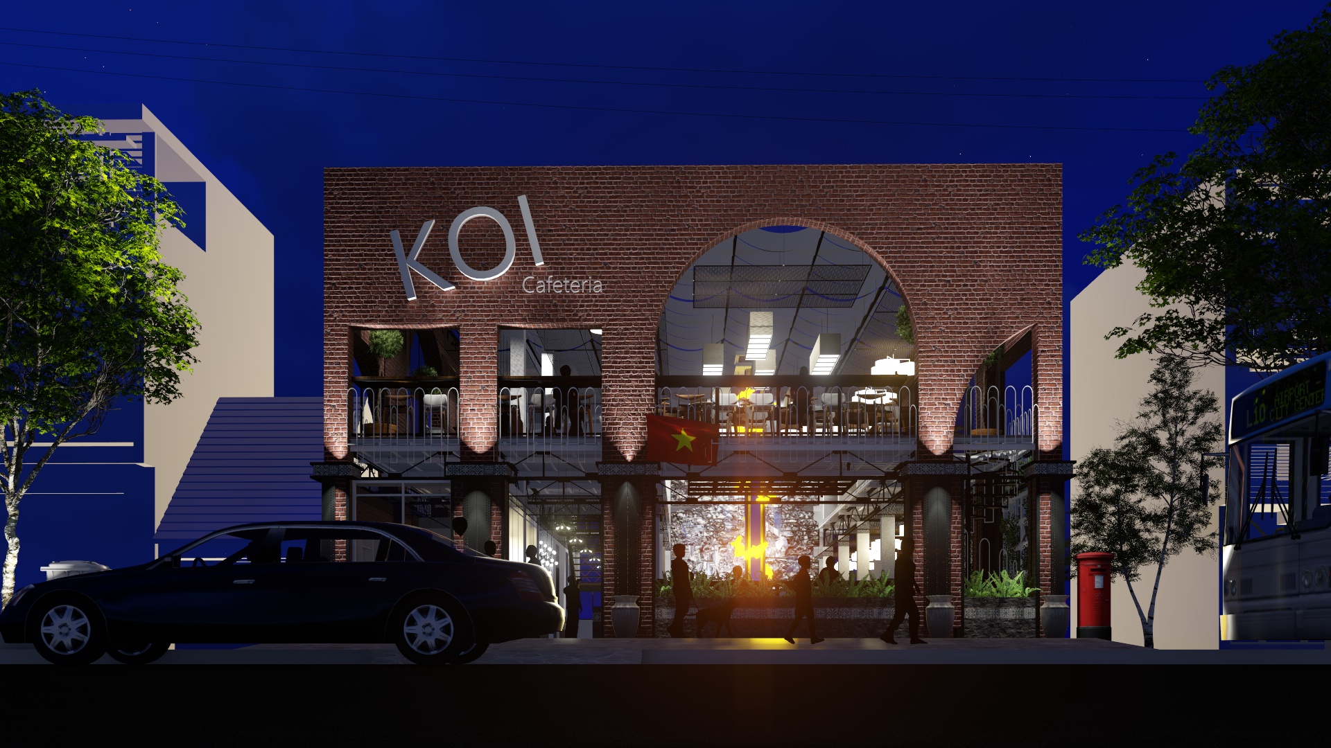 thiết kế Nhà Hàng de.KOI Cafeteria58