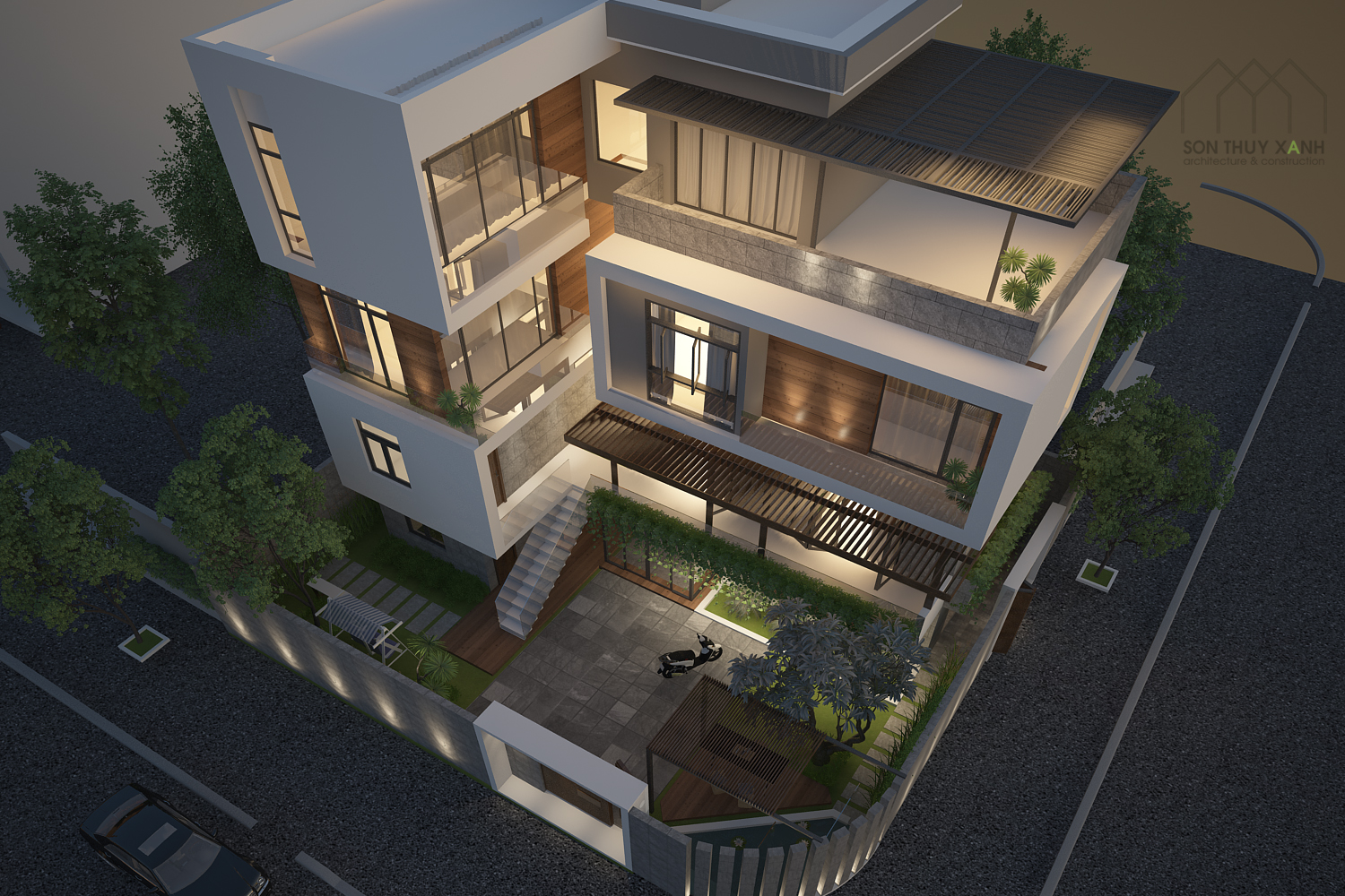 thiết kế Nội thất Biệt Thự 4 tầng Biệt thự Đoàn Khuê - Đa Phước 8 109