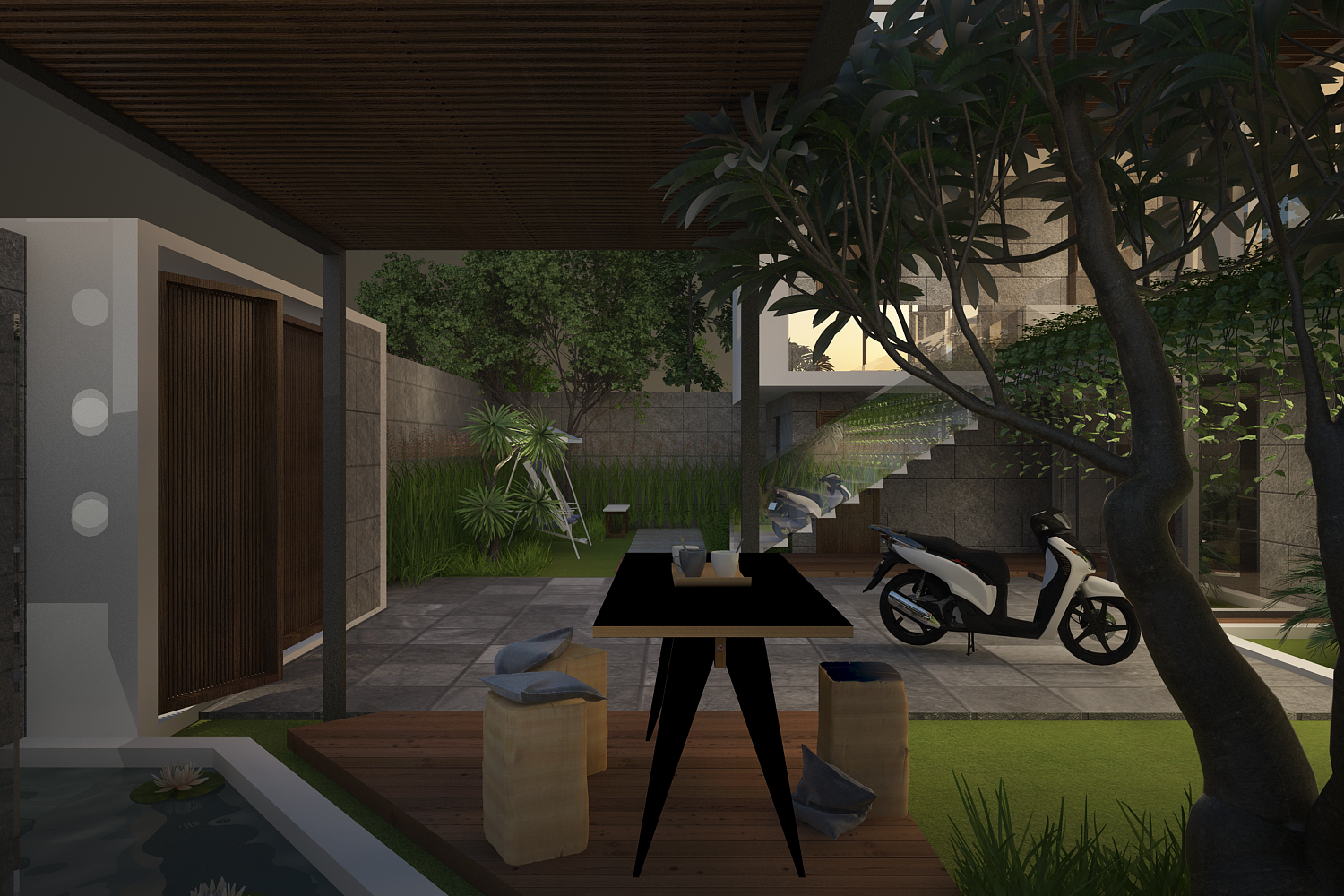 thiết kế Nội thất Biệt Thự 4 tầng Biệt thự Đoàn Khuê - Đa Phước 8 87