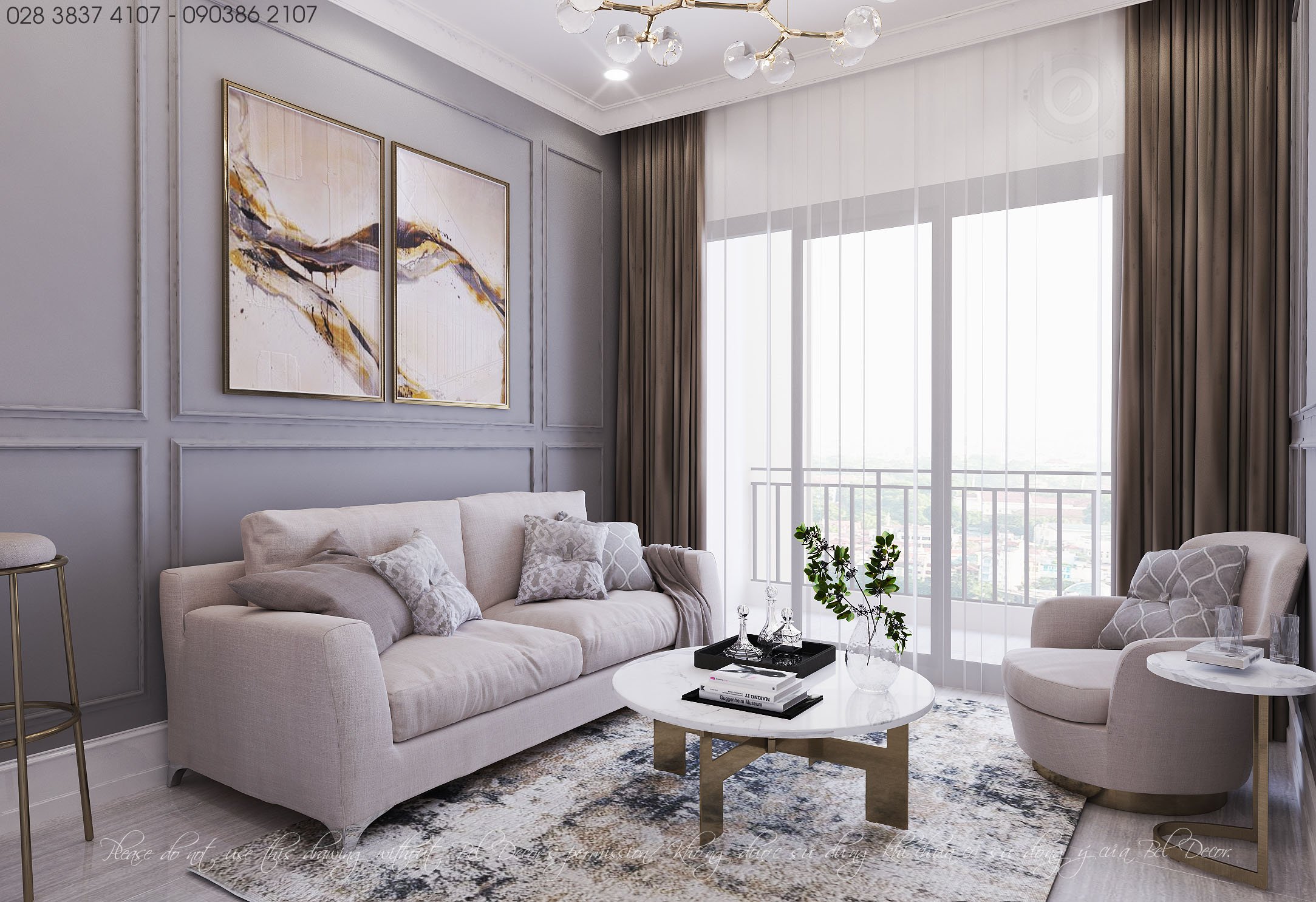 thiết kế nội thất chung cư tại Hồ Chí Minh THIẾT KẾ NỘI THẤT CĂN HỘ (HO1895) 2 1557475035