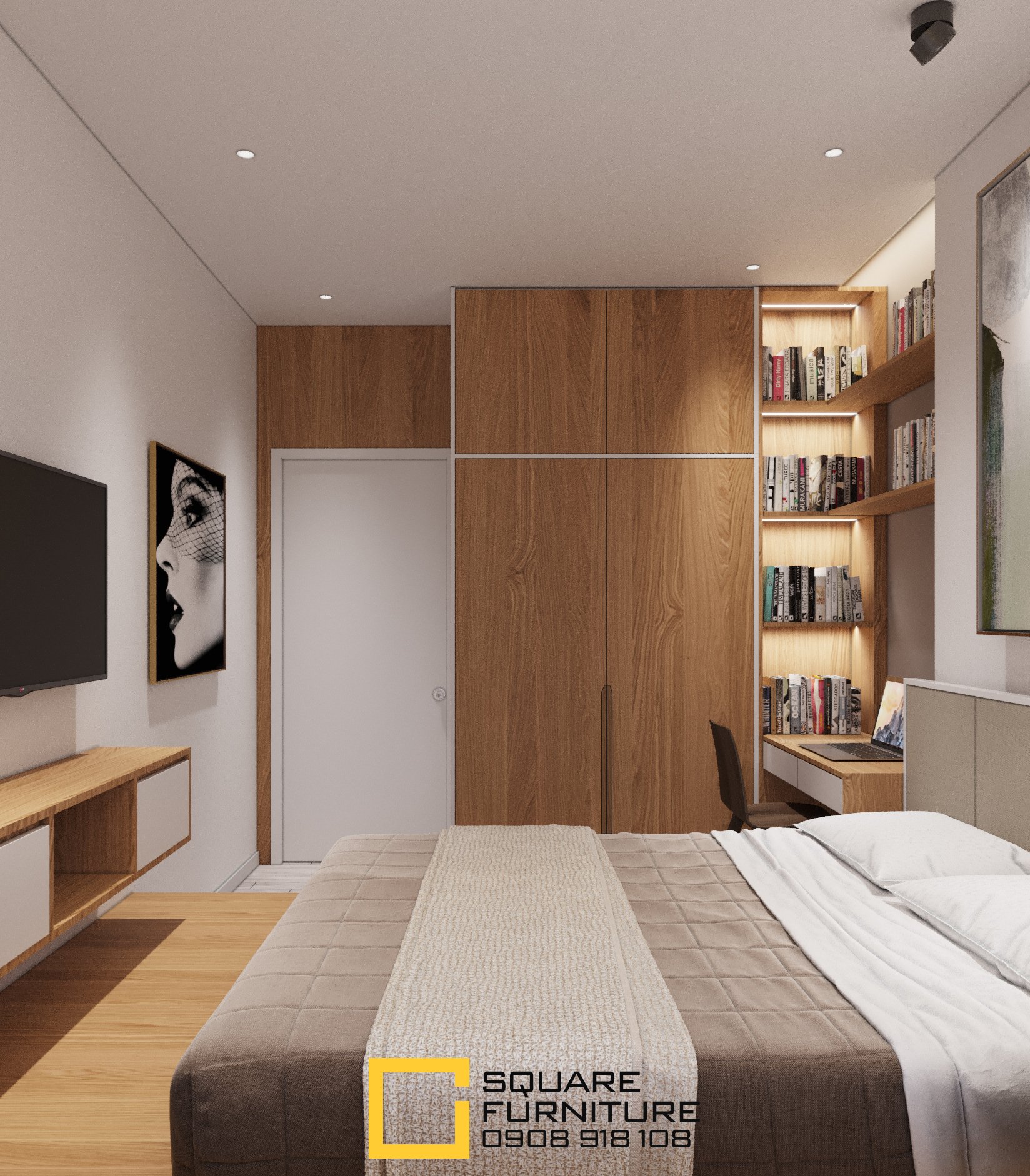 thiết kế nội thất chung cư tại Hồ Chí Minh Căn hộ Haiwaii Đảo Kim Cương 11 1559032083