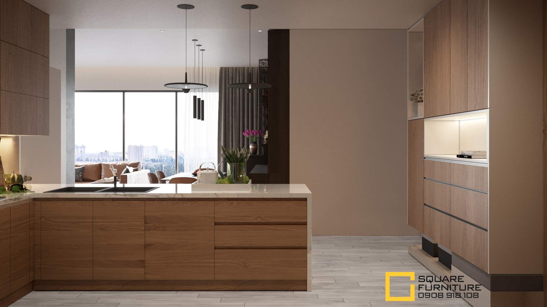 thiết kế nội thất chung cư tại Hồ Chí Minh Căn hộ Haiwaii Đảo Kim Cương 3 1559032072