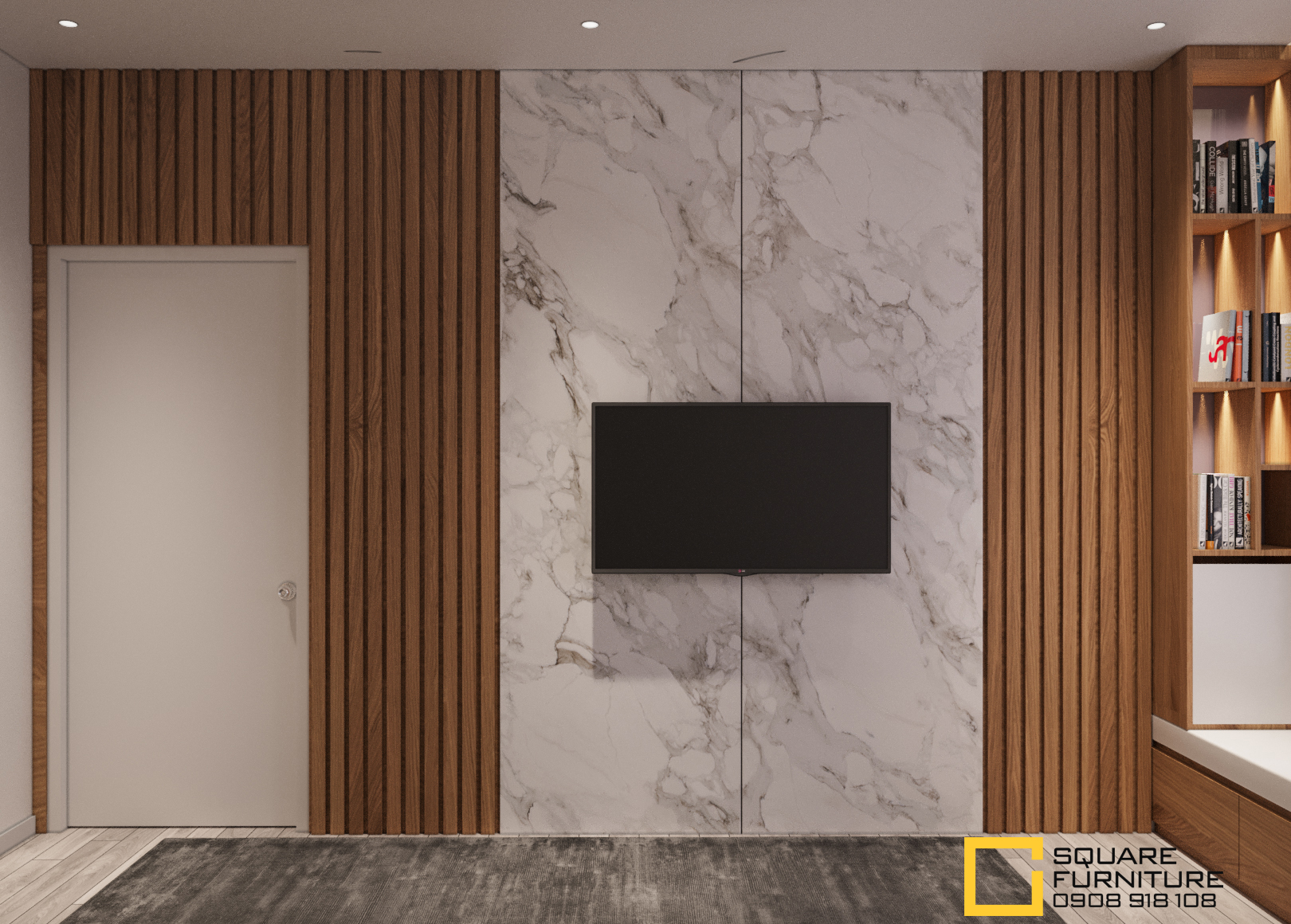 thiết kế nội thất chung cư tại Hồ Chí Minh Căn hộ Haiwaii Đảo Kim Cương 7 1559032077