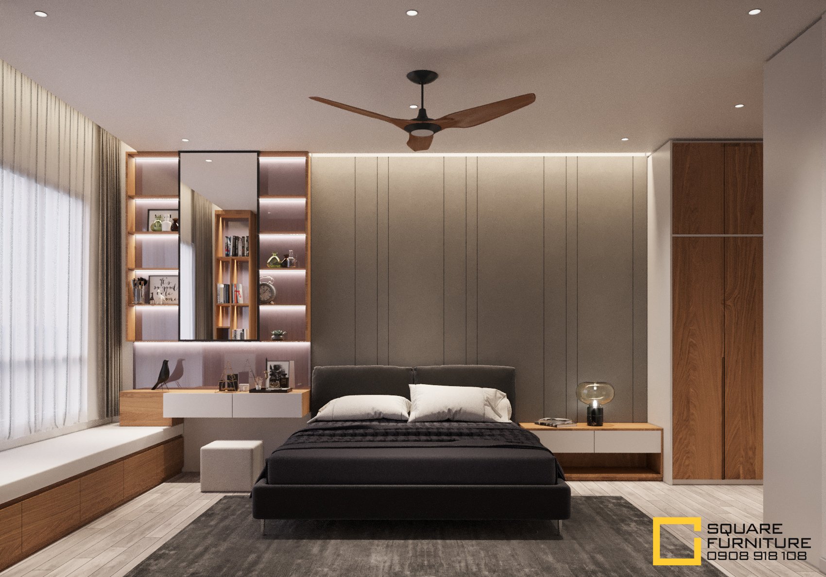 thiết kế nội thất chung cư tại Hồ Chí Minh Căn hộ Haiwaii Đảo Kim Cương 8 1559032084