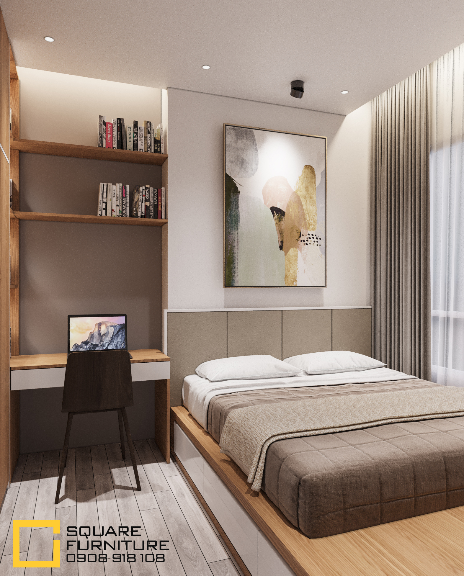 thiết kế nội thất chung cư tại Hồ Chí Minh Căn hộ Haiwaii Đảo Kim Cương 9 1559032087