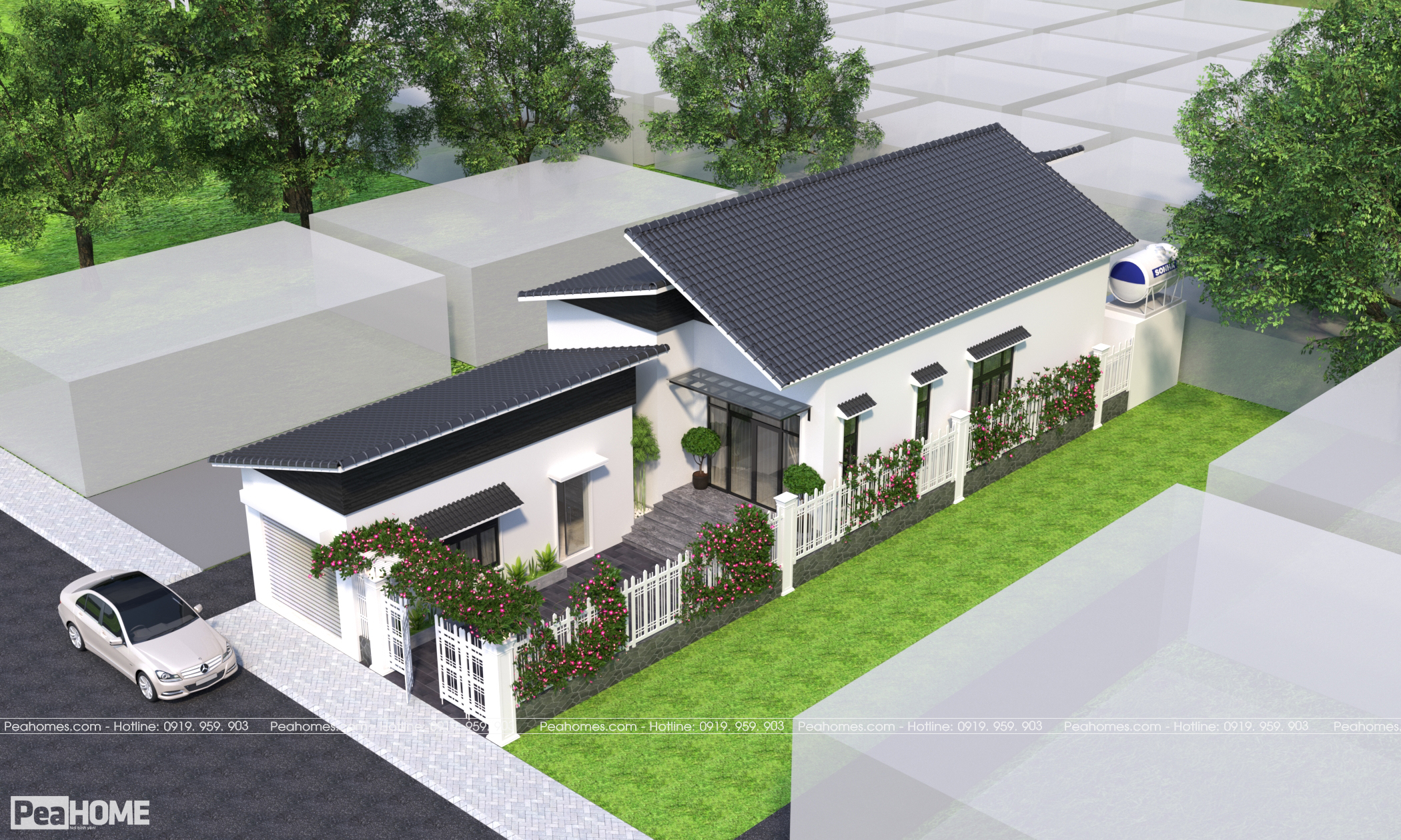 thiết kế Nhà Mặt Phố 1 tầng tại Hải Phòng THIẾT KẾ NHÀ PHỐ 1 TẦNG 1 1559893824