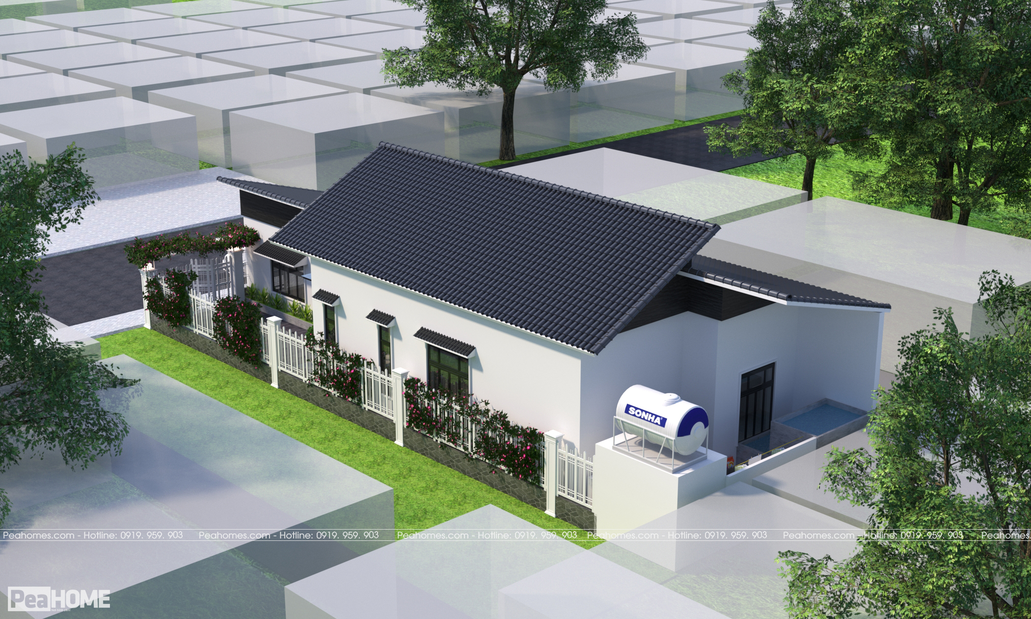 thiết kế Nhà Mặt Phố 1 tầng tại Hải Phòng THIẾT KẾ NHÀ PHỐ 1 TẦNG 2 1559893824