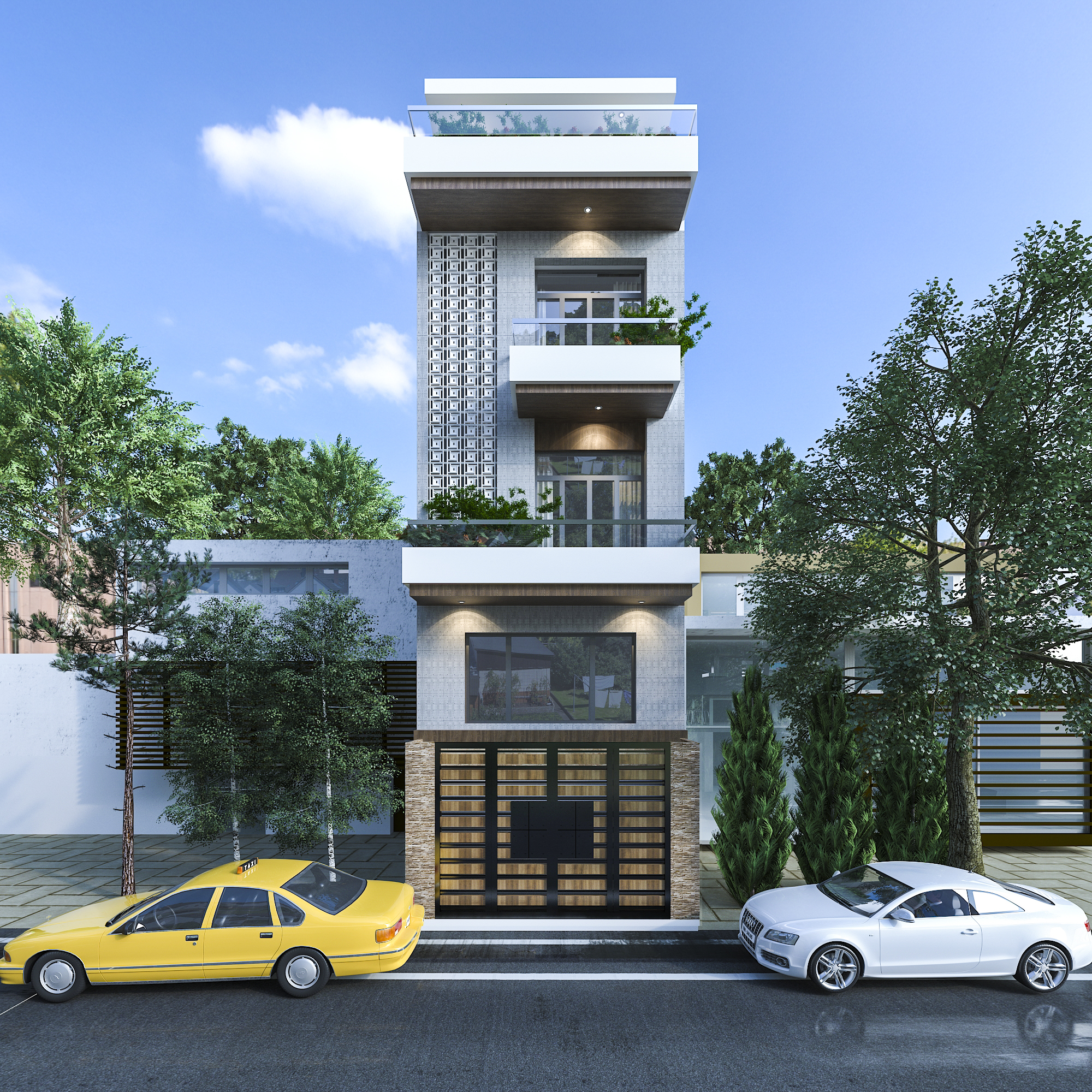 thiết kế nội thất Nhà Mặt Phố tại Hồ Chí Minh Mr. Phúc House 0 1561042433