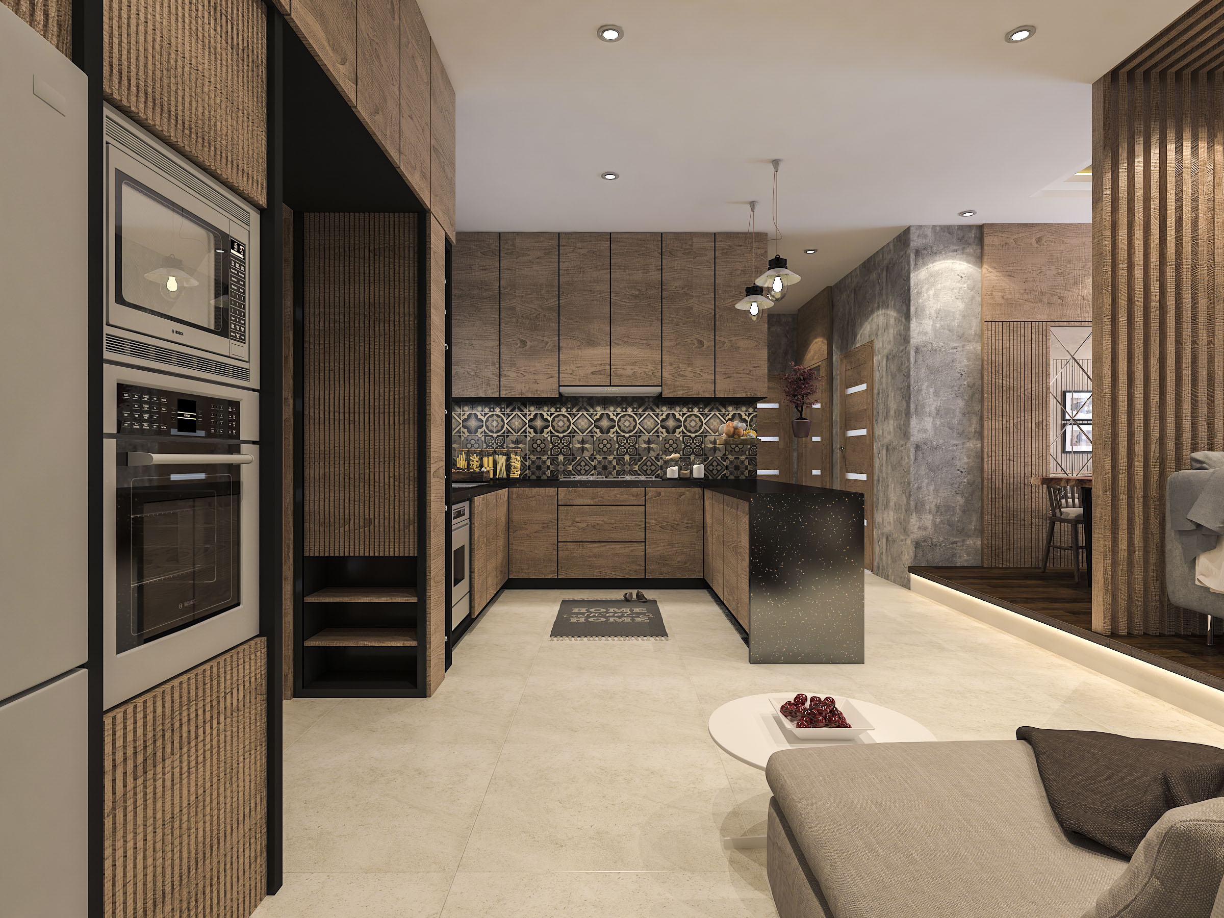 thiết kế nội thất chung cư tại Hồ Chí Minh Mr. Minh Apartment 3 1561042621