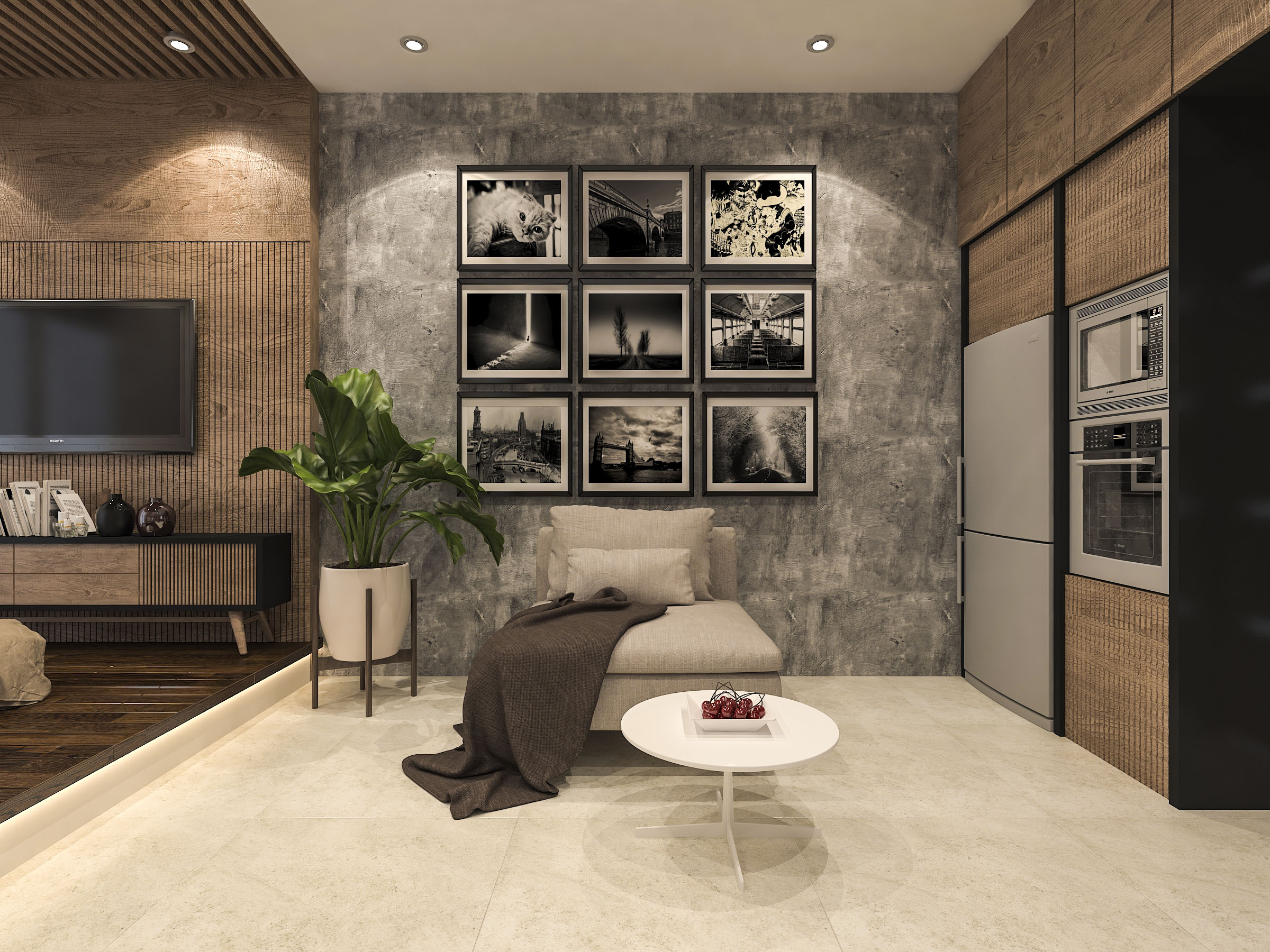 thiết kế nội thất chung cư tại Hồ Chí Minh Mr. Minh Apartment 4 1561042621