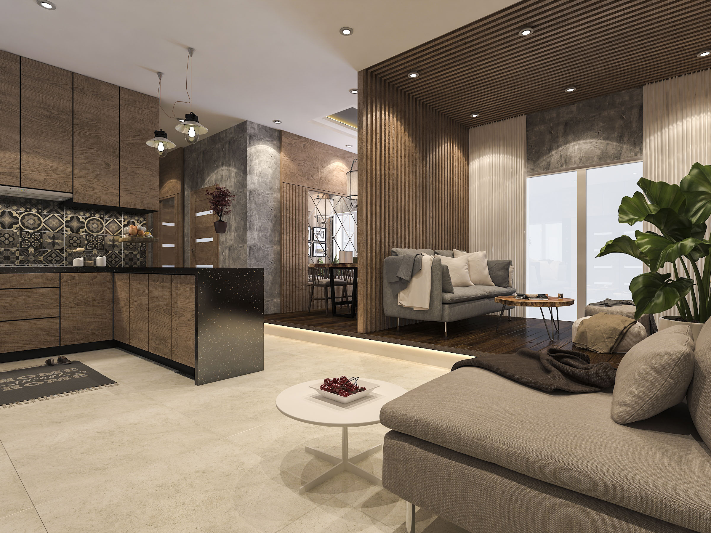 thiết kế nội thất chung cư tại Hồ Chí Minh Mr. Minh Apartment 5 1561042621