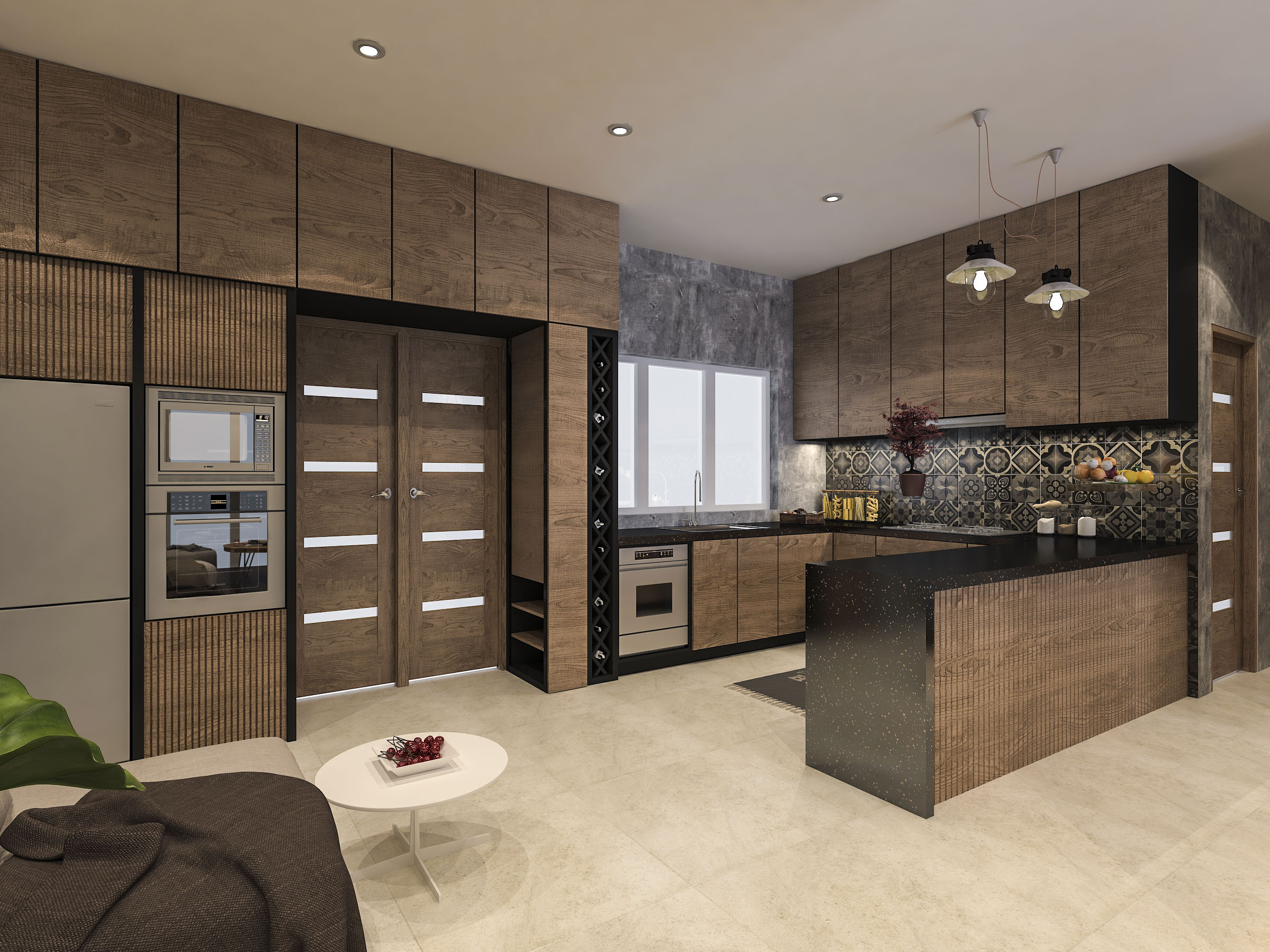 thiết kế nội thất chung cư tại Hồ Chí Minh Mr. Minh Apartment 6 1561042623