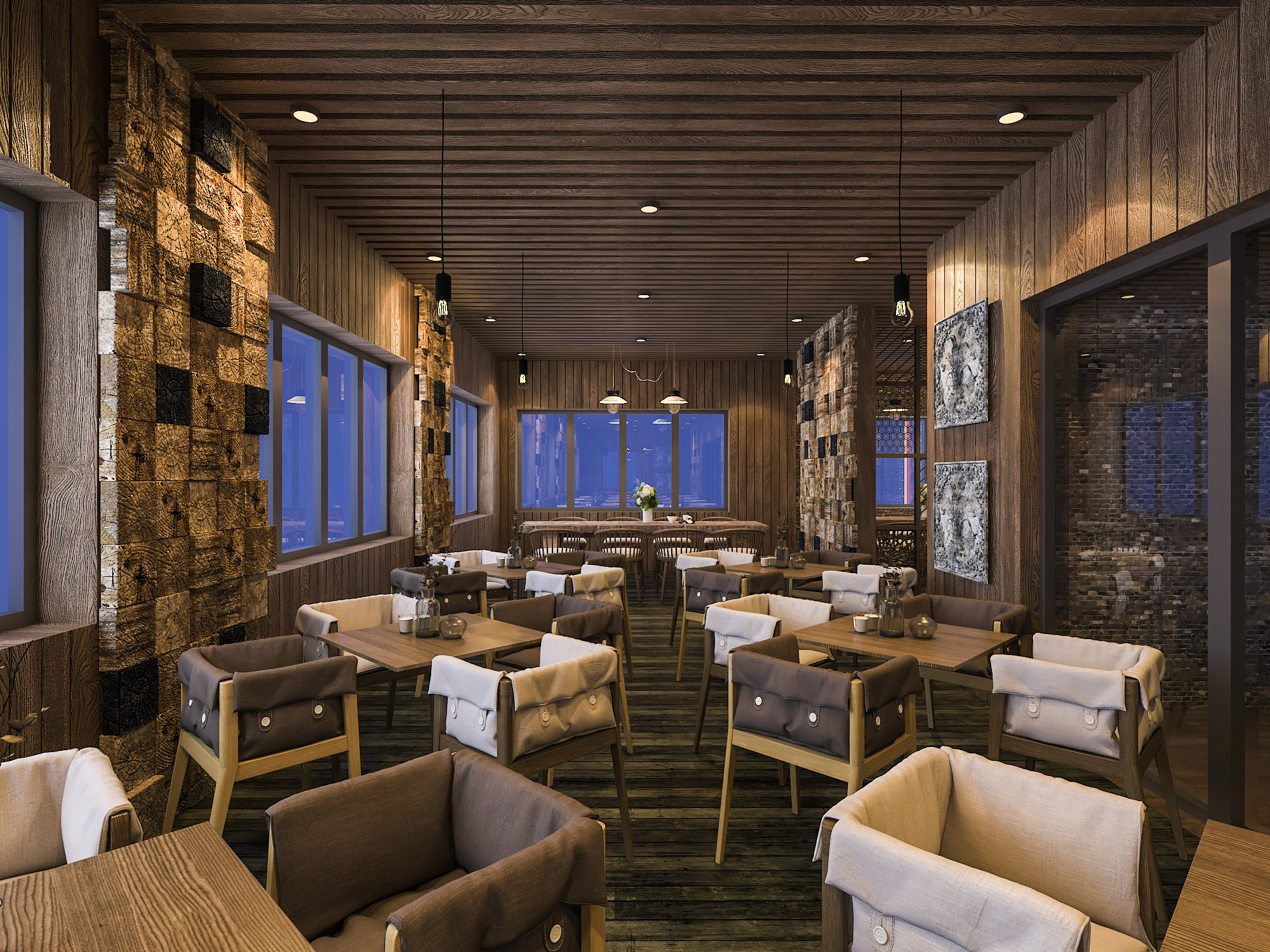 thiết kế nội thất Nhà Hàng tại Hồ Chí Minh Ivanka Restaurant 10 1561279114