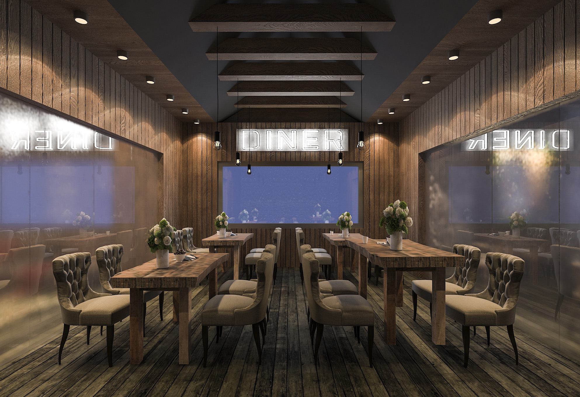 thiết kế nội thất Nhà Hàng tại Hồ Chí Minh Ivanka Restaurant 15 1561279117