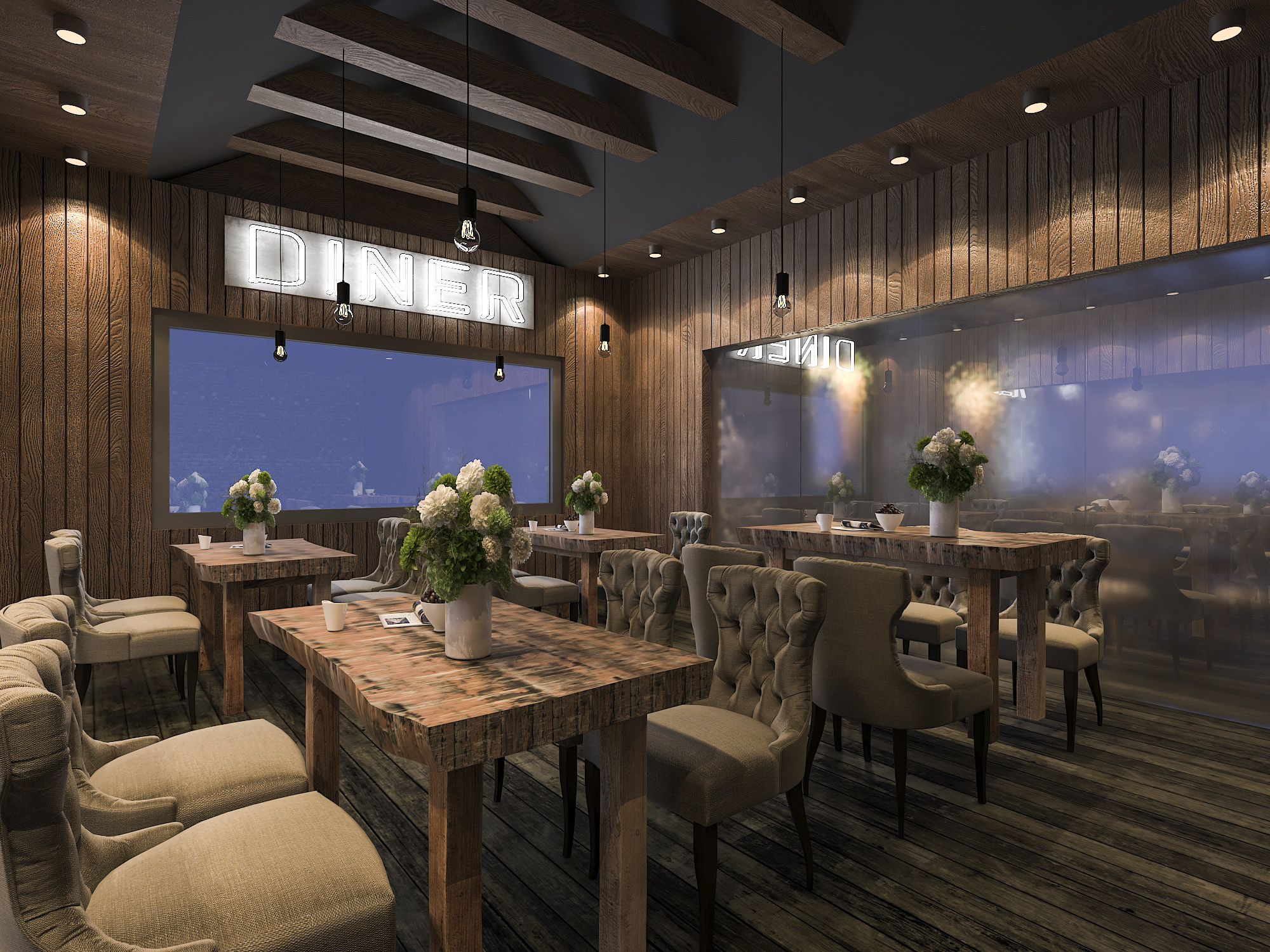 thiết kế nội thất Nhà Hàng tại Hồ Chí Minh Ivanka Restaurant 16 1561279117