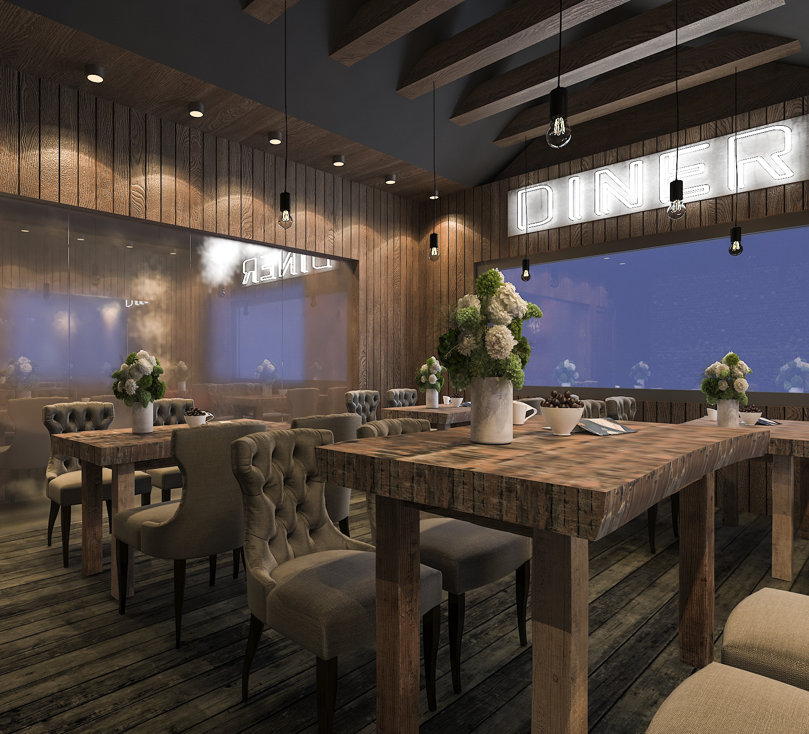 thiết kế nội thất Nhà Hàng tại Hồ Chí Minh Ivanka Restaurant 17 1561279117