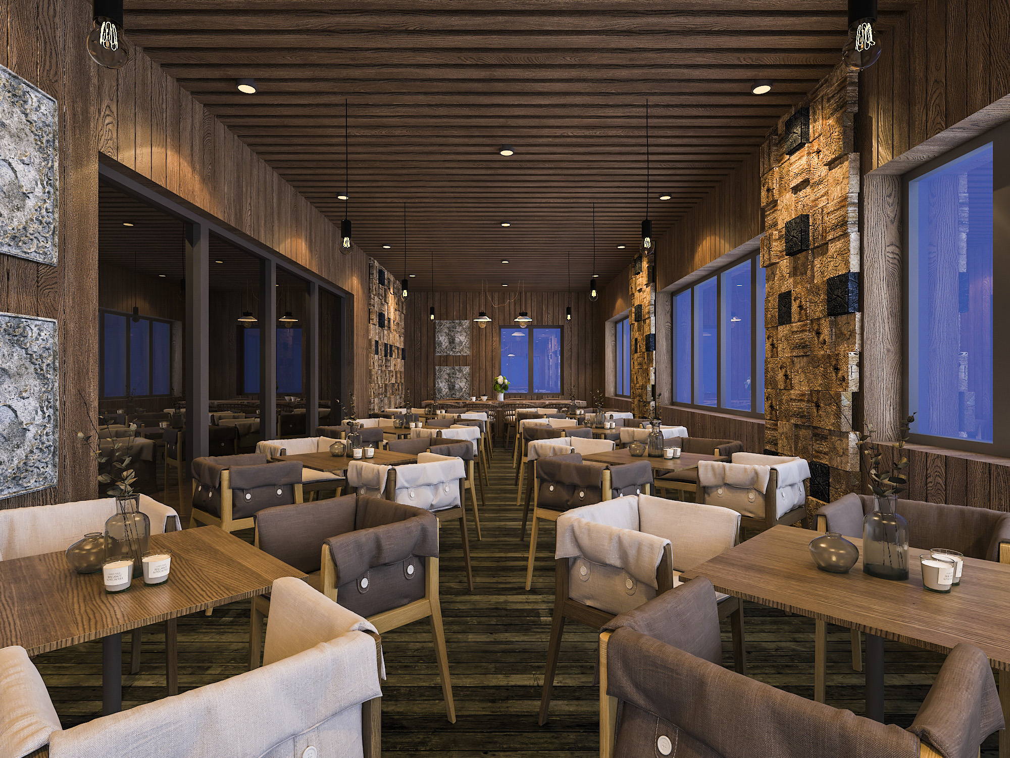 thiết kế nội thất Nhà Hàng tại Hồ Chí Minh Ivanka Restaurant 8 1561279113