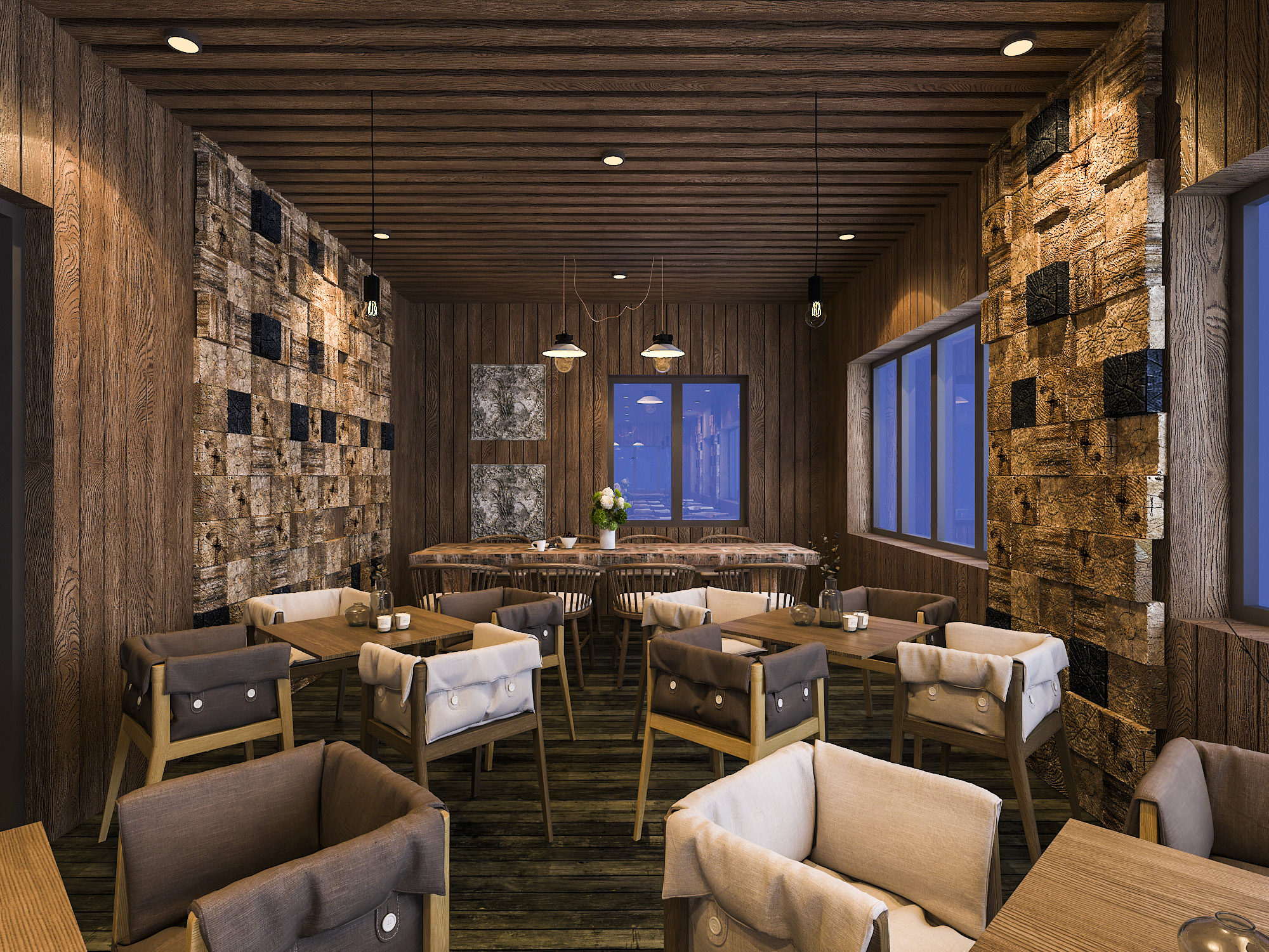 thiết kế nội thất Nhà Hàng tại Hồ Chí Minh Ivanka Restaurant 9 1561279113